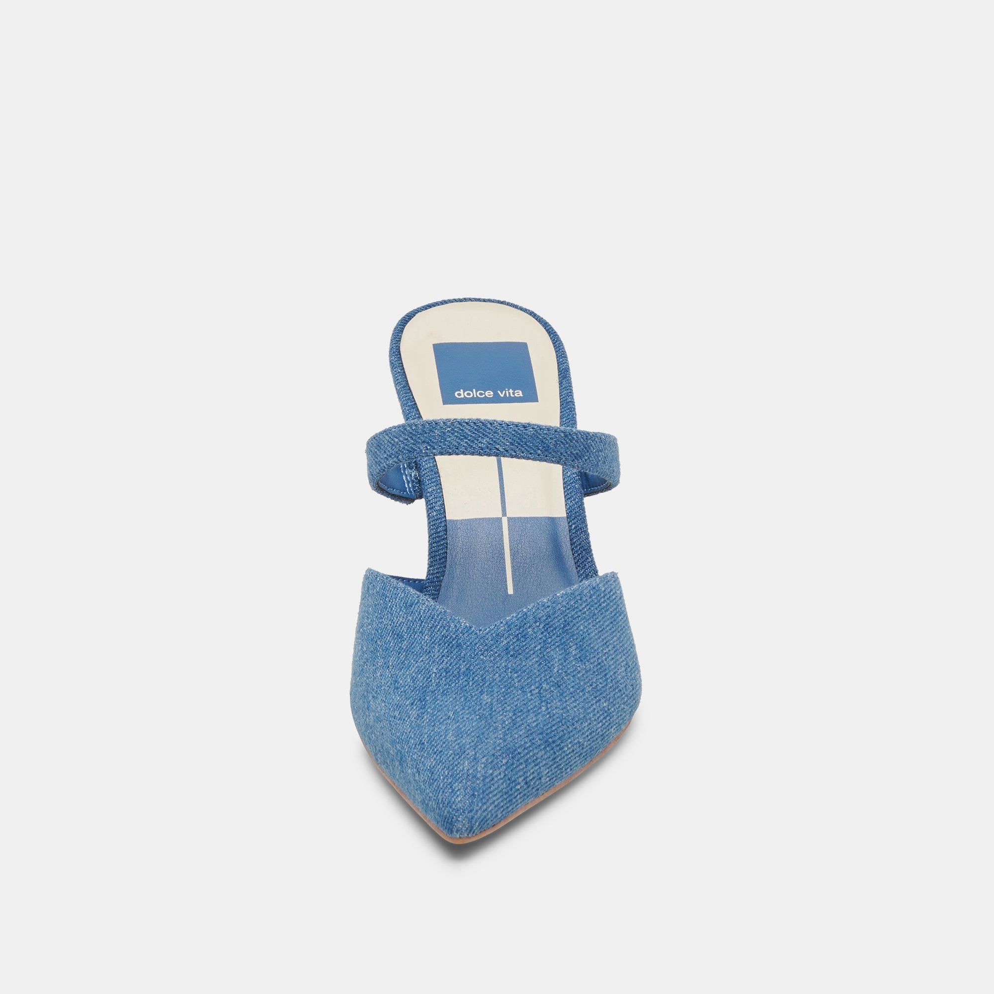 KANIKA HEELS BLUE DENIM - re:vita