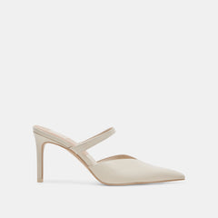 KANIKA HEELS WHITE CRINKLE PATENT - re:vita