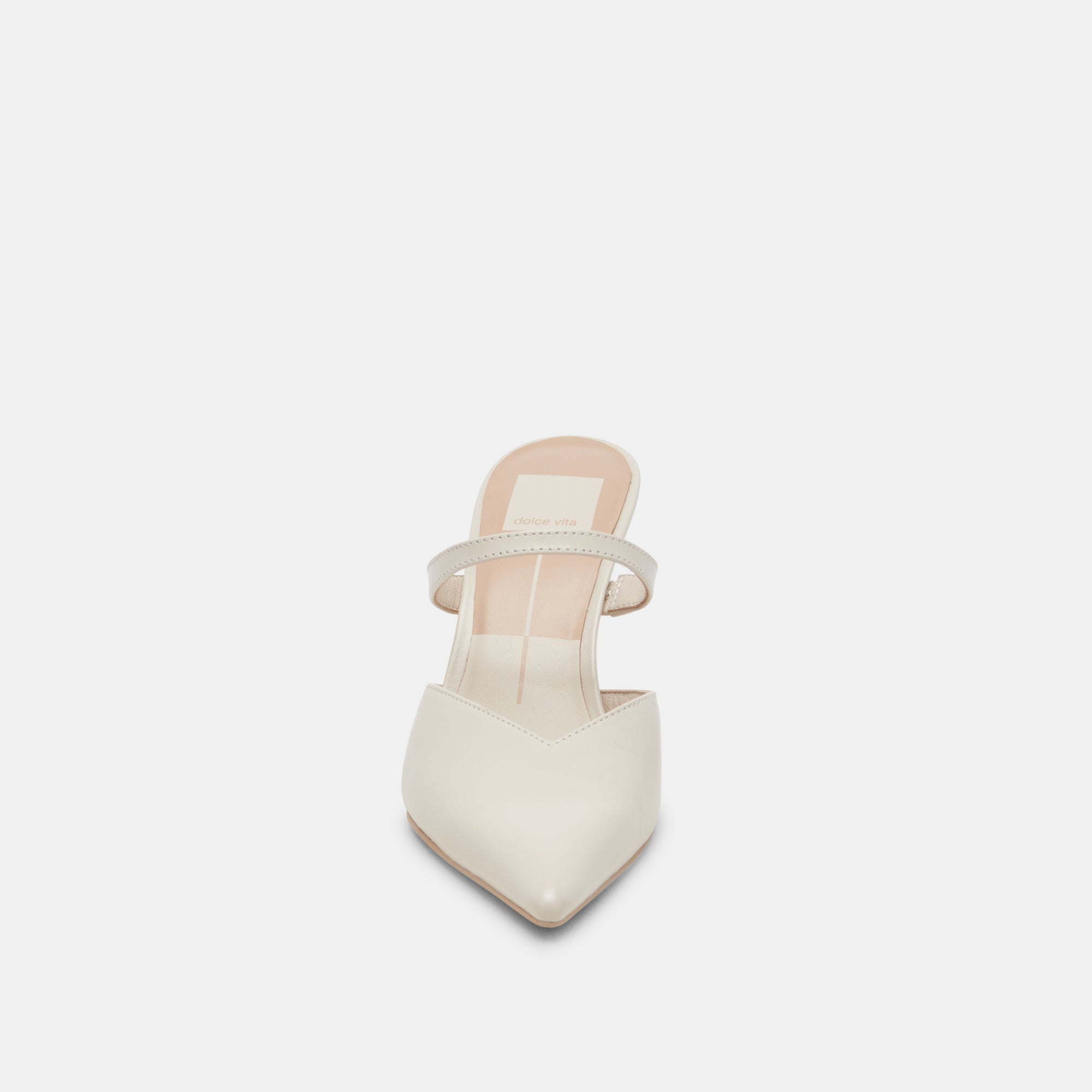 KANIKA HEELS WHITE CRINKLE PATENT - re:vita