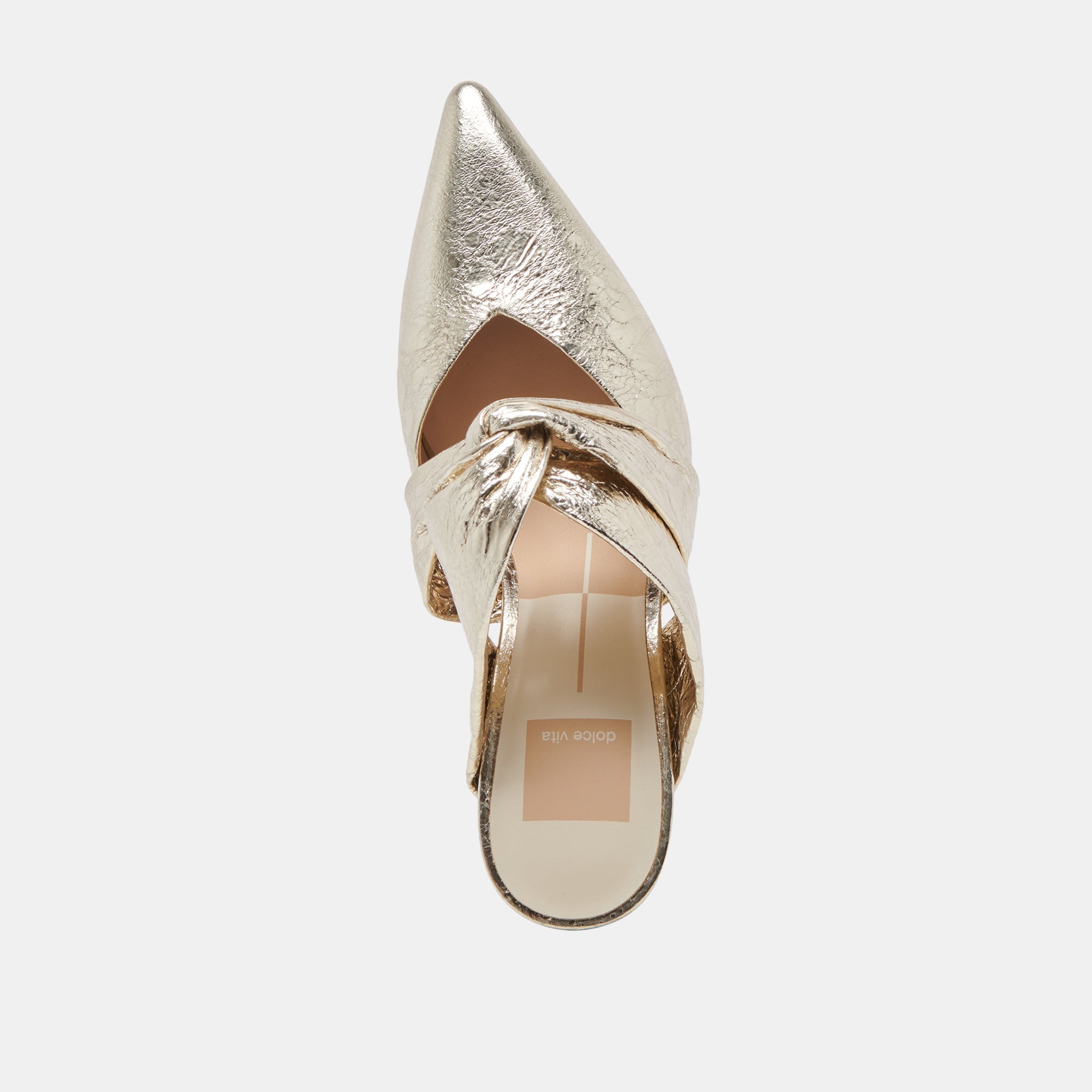 KELSY HEELS PLATINUM DISTRESSED LEATHER - re:vita