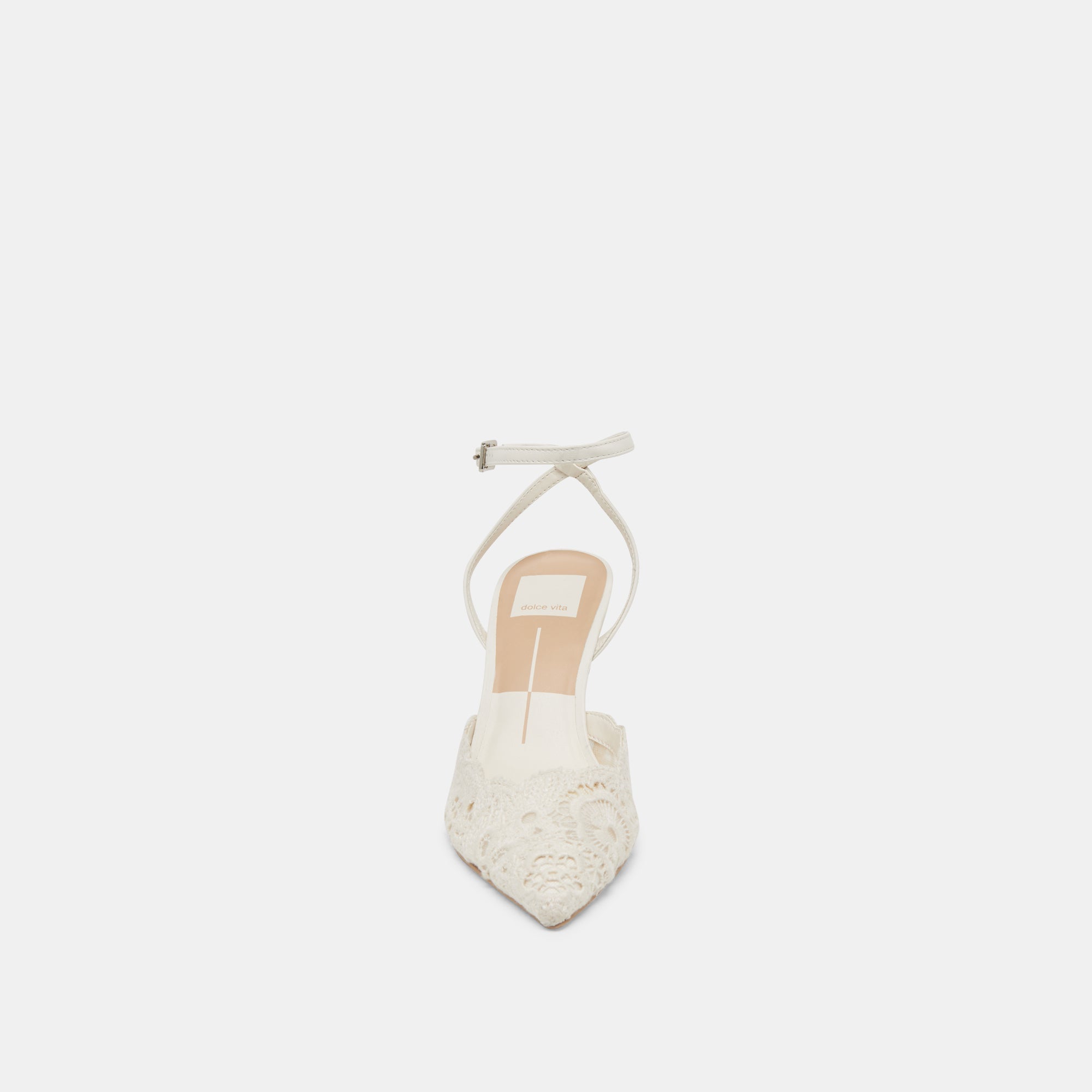 KENEDY HEELS WHITE CROCHET - re:vita