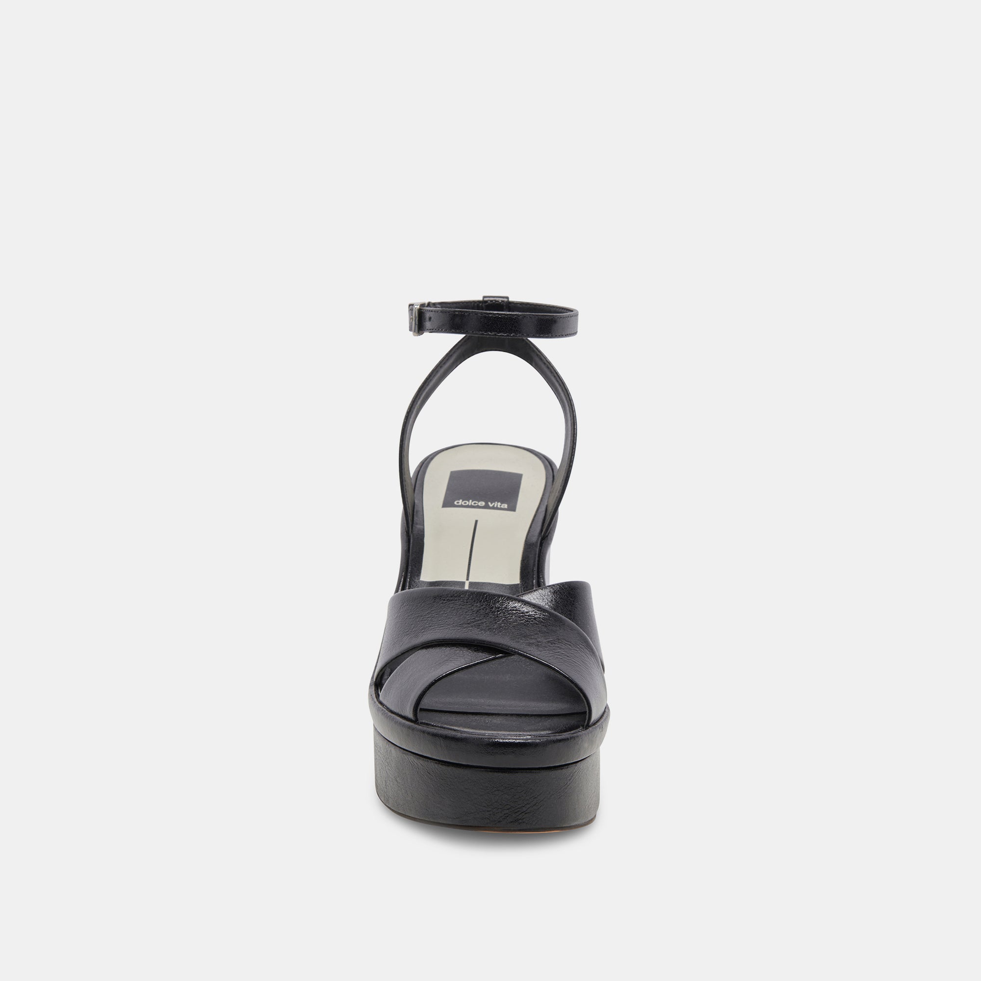 LAISHA HEELS MIDNIGHT CRINKLE PATENT - re:vita