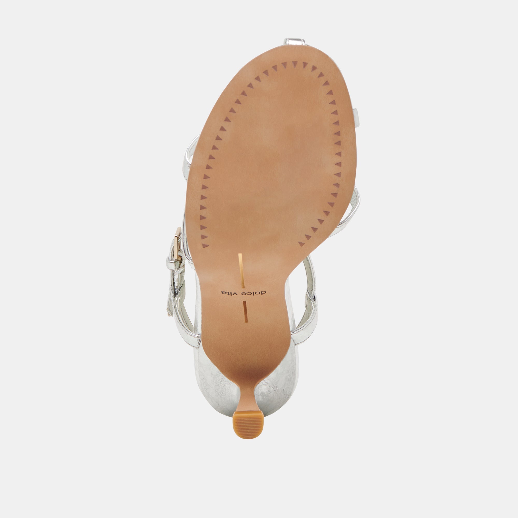 LIANE HEELS SILVER DISTRESSED LEATHER - re:vita