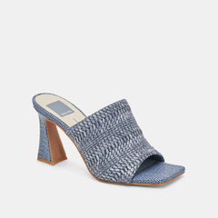 NOVIS HEELS BLUE WOVEN - re:vita