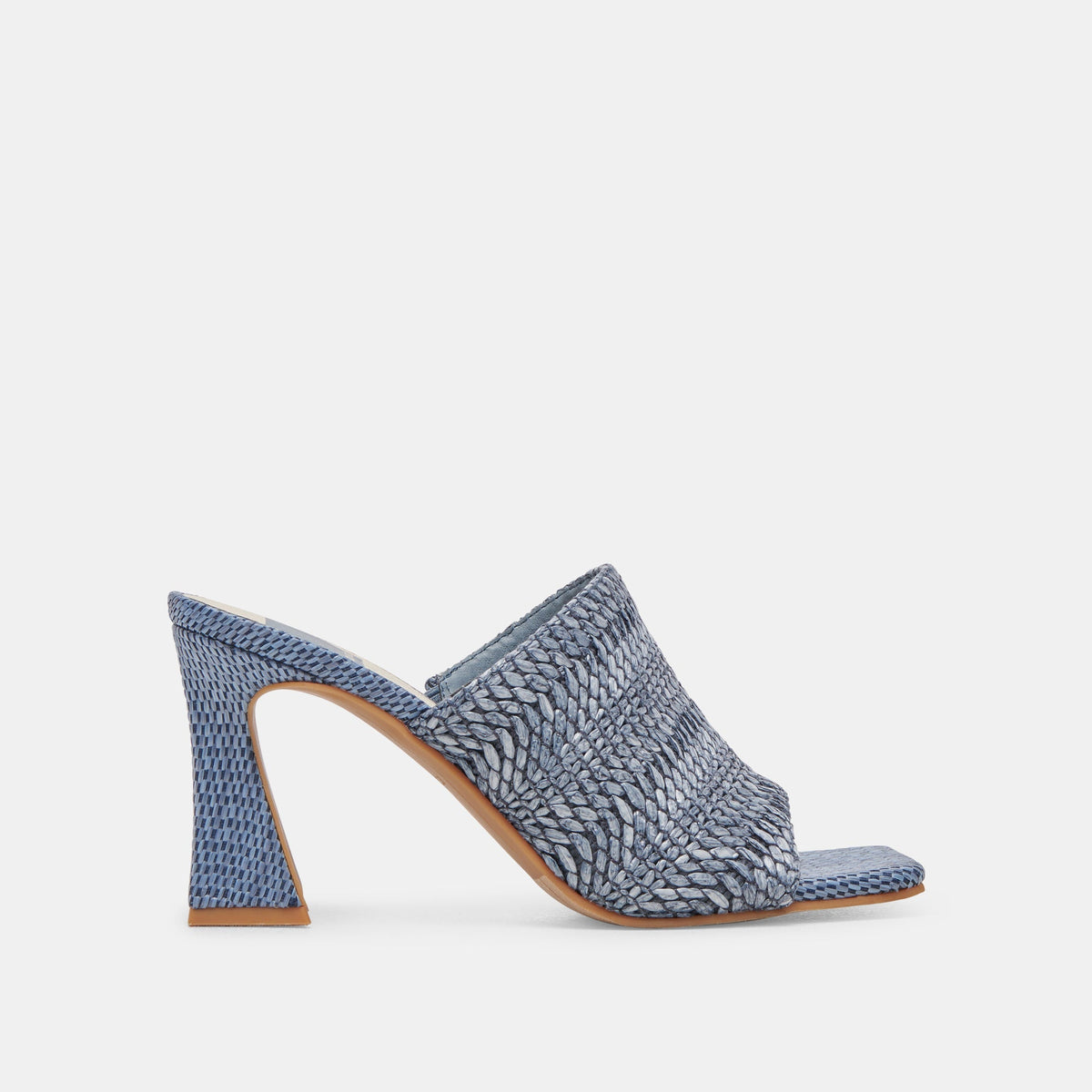 NOVIS HEELS BLUE WOVEN - re:vita
