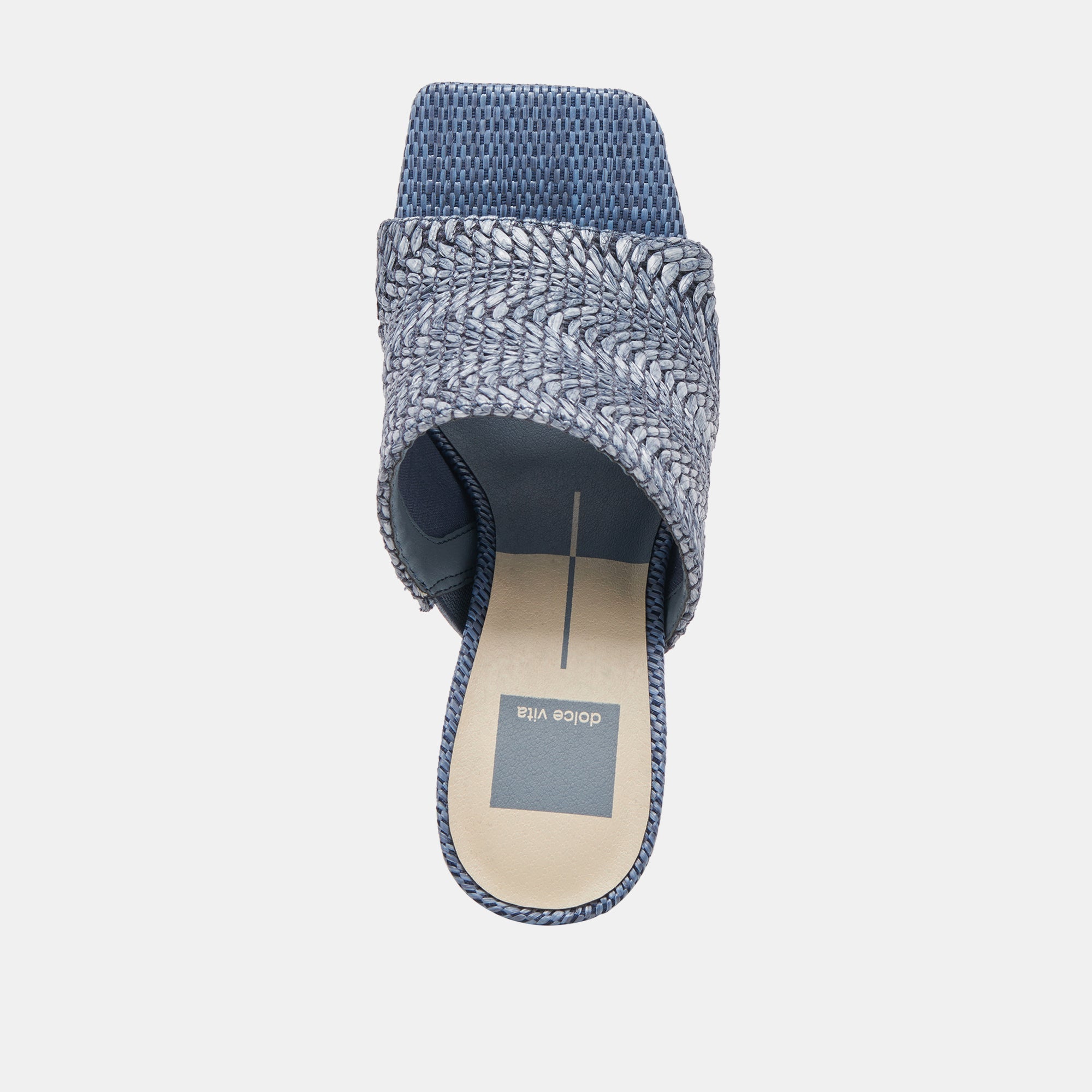 NOVIS HEELS BLUE WOVEN - re:vita