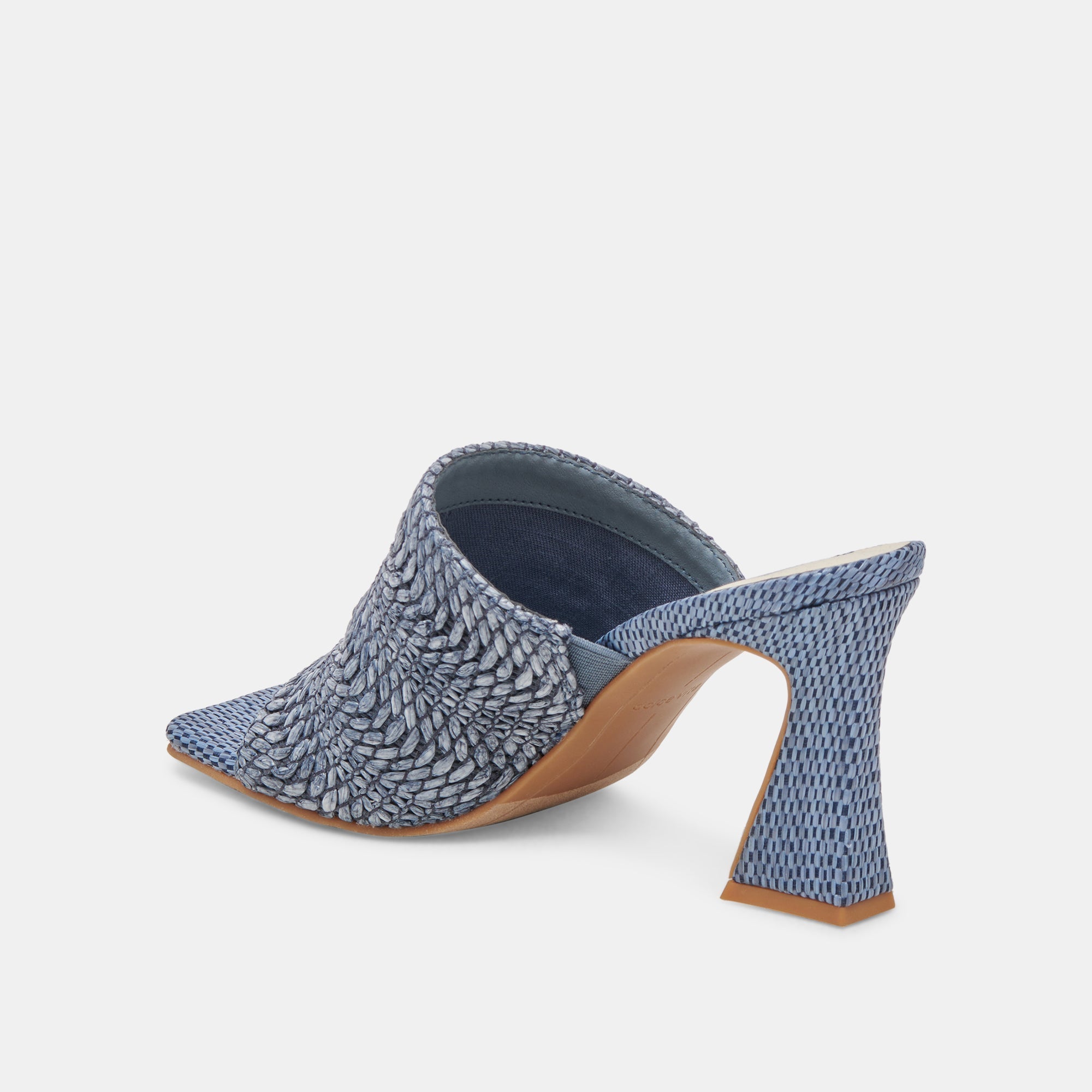 NOVIS HEELS BLUE WOVEN - re:vita