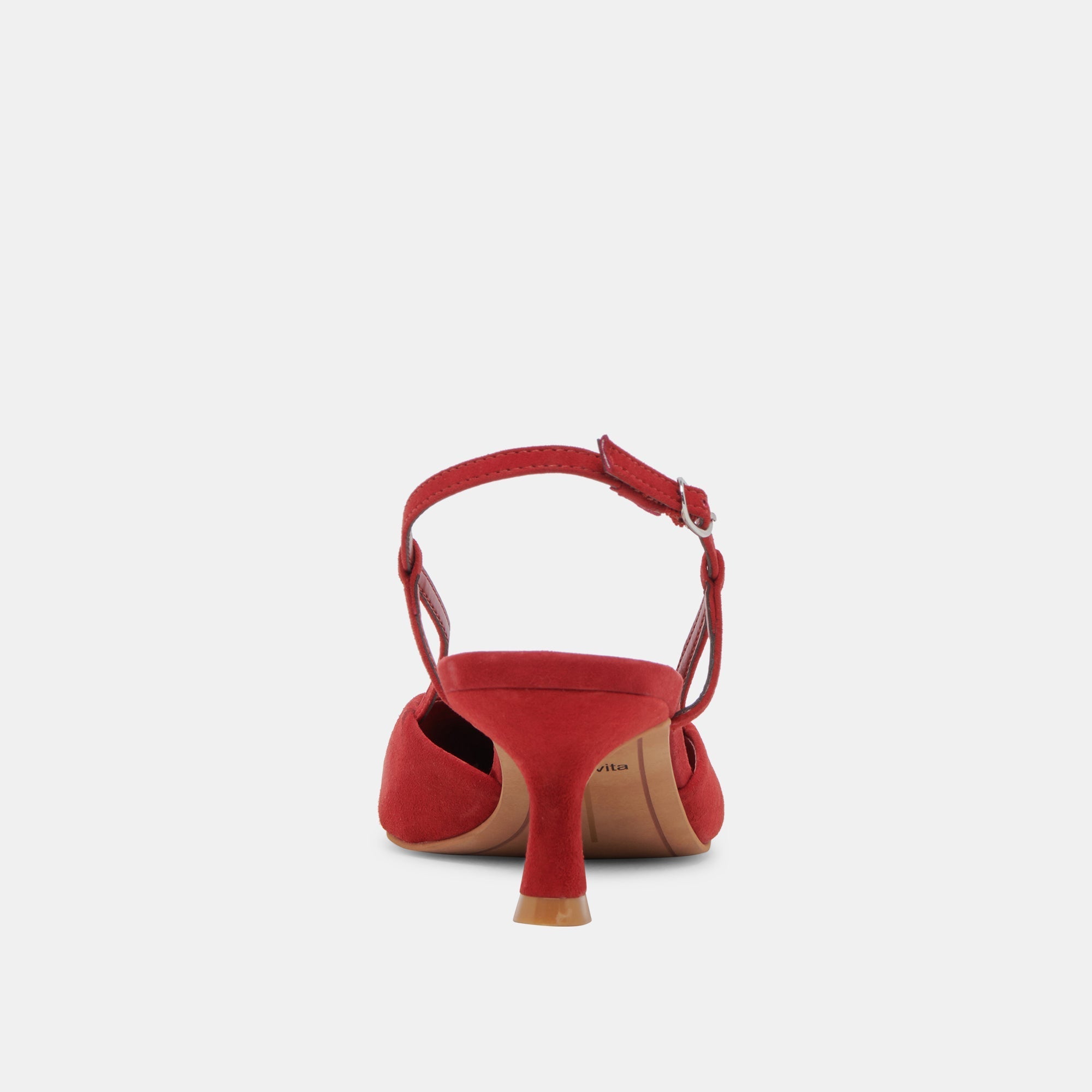 ODELA HEELS CRIMSON SUEDE - re:vita