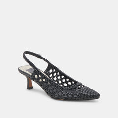 OLYMPA HEELS BLACK STELLA - re:vita
