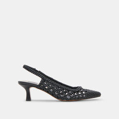 OLYMPA HEELS BLACK STELLA - re:vita
