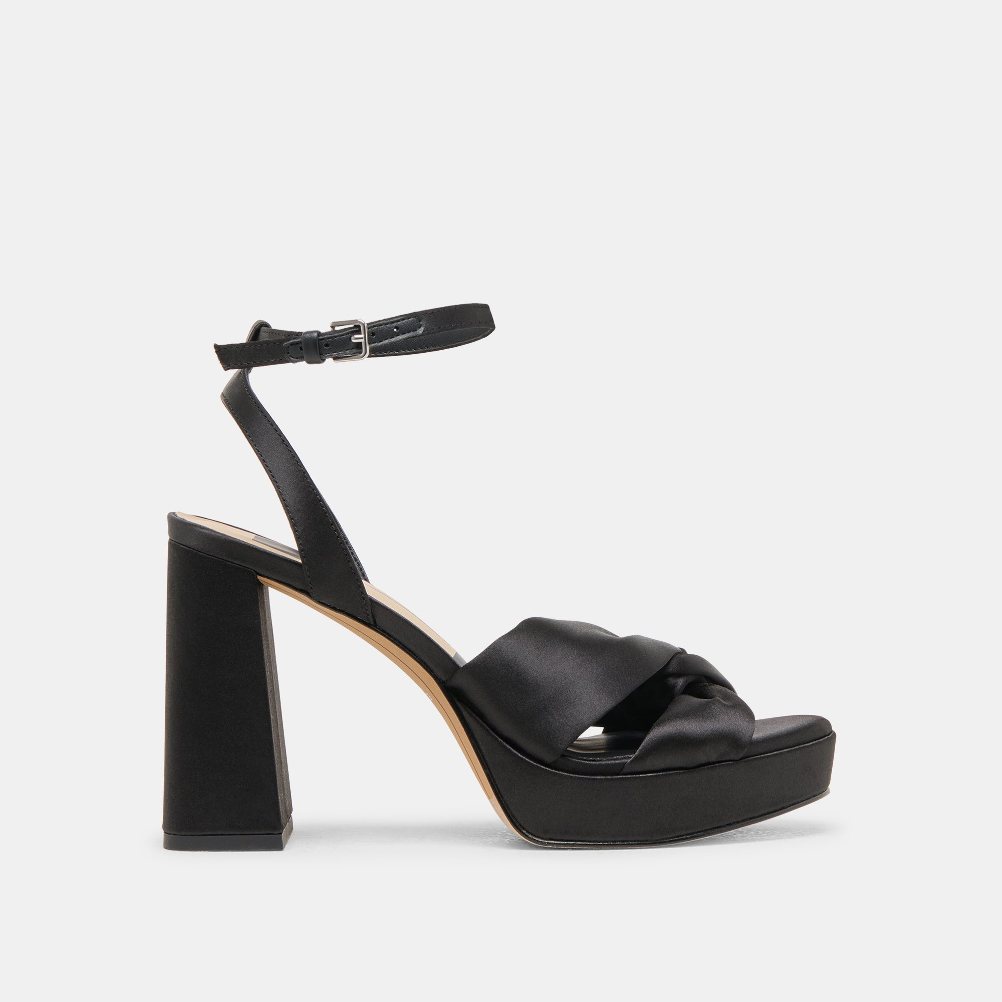 PARLO HEELS ONYX SATIN - re:vita