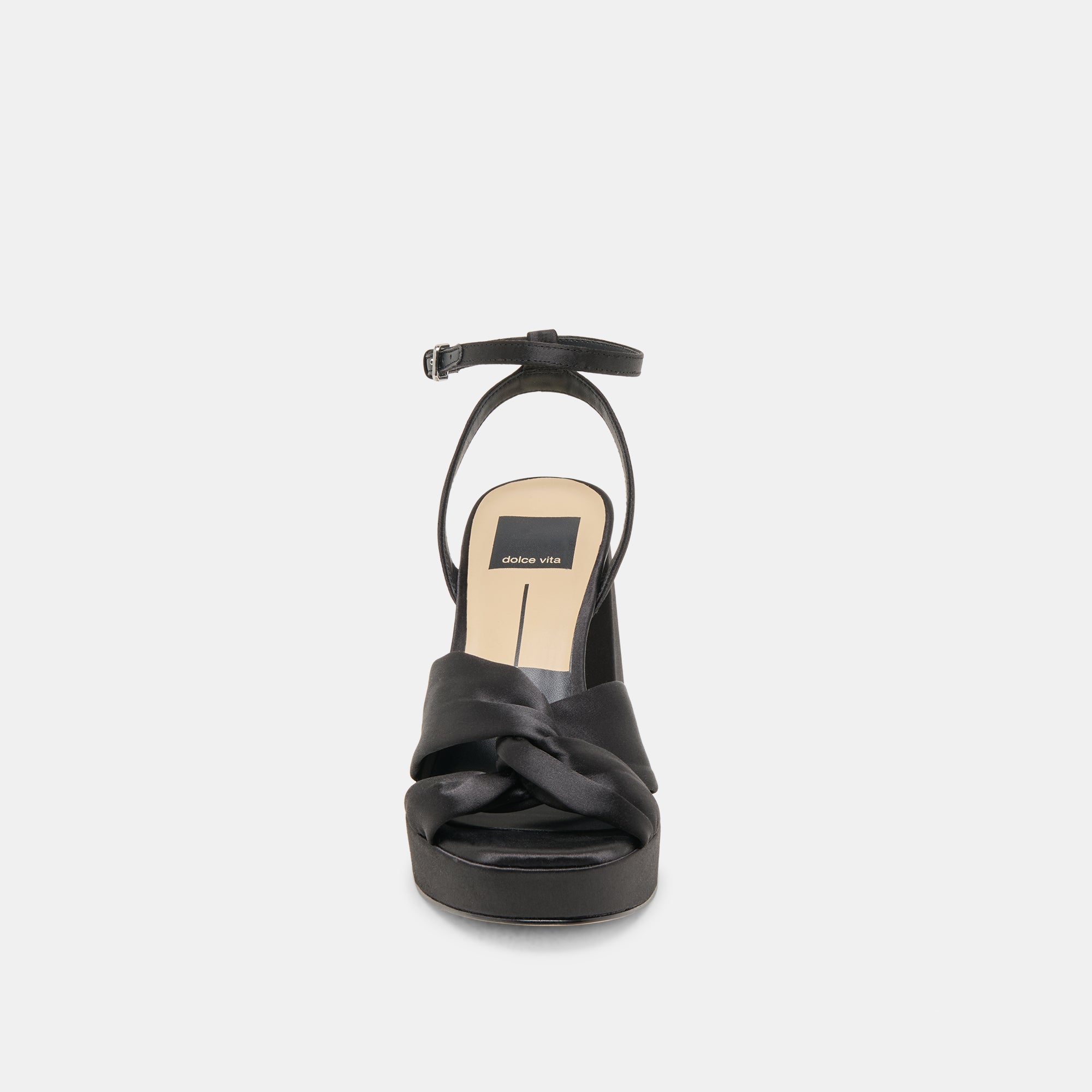 PARLO HEELS ONYX SATIN - re:vita