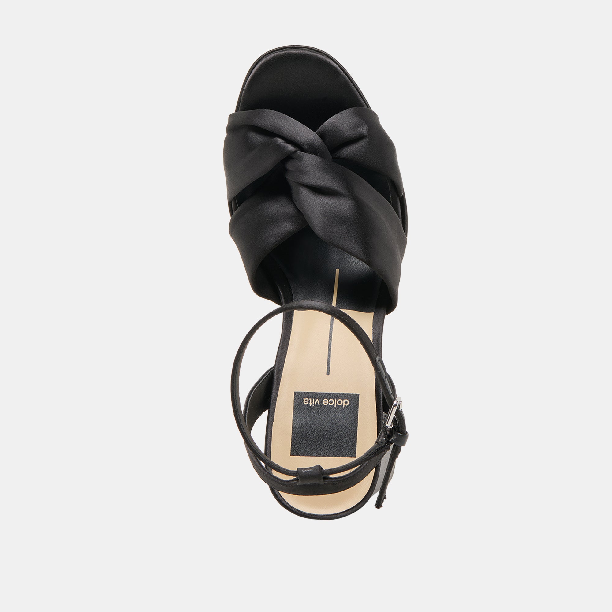 PARLO HEELS ONYX SATIN - re:vita