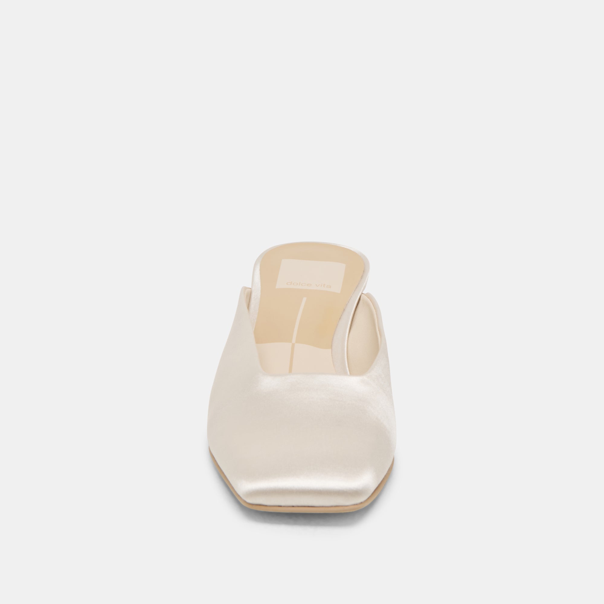 UMARA HEELS IVORY SATIN