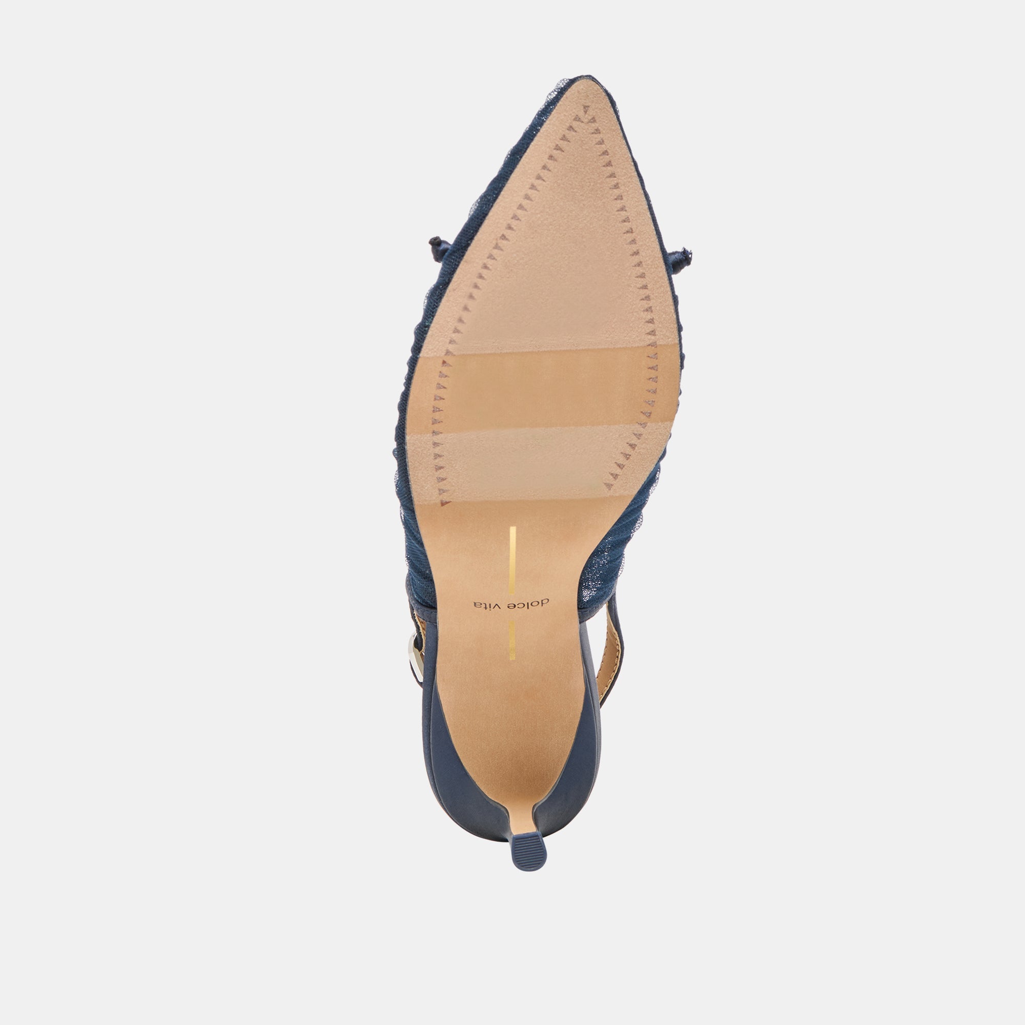 YELA HEELS NAVY TULLE