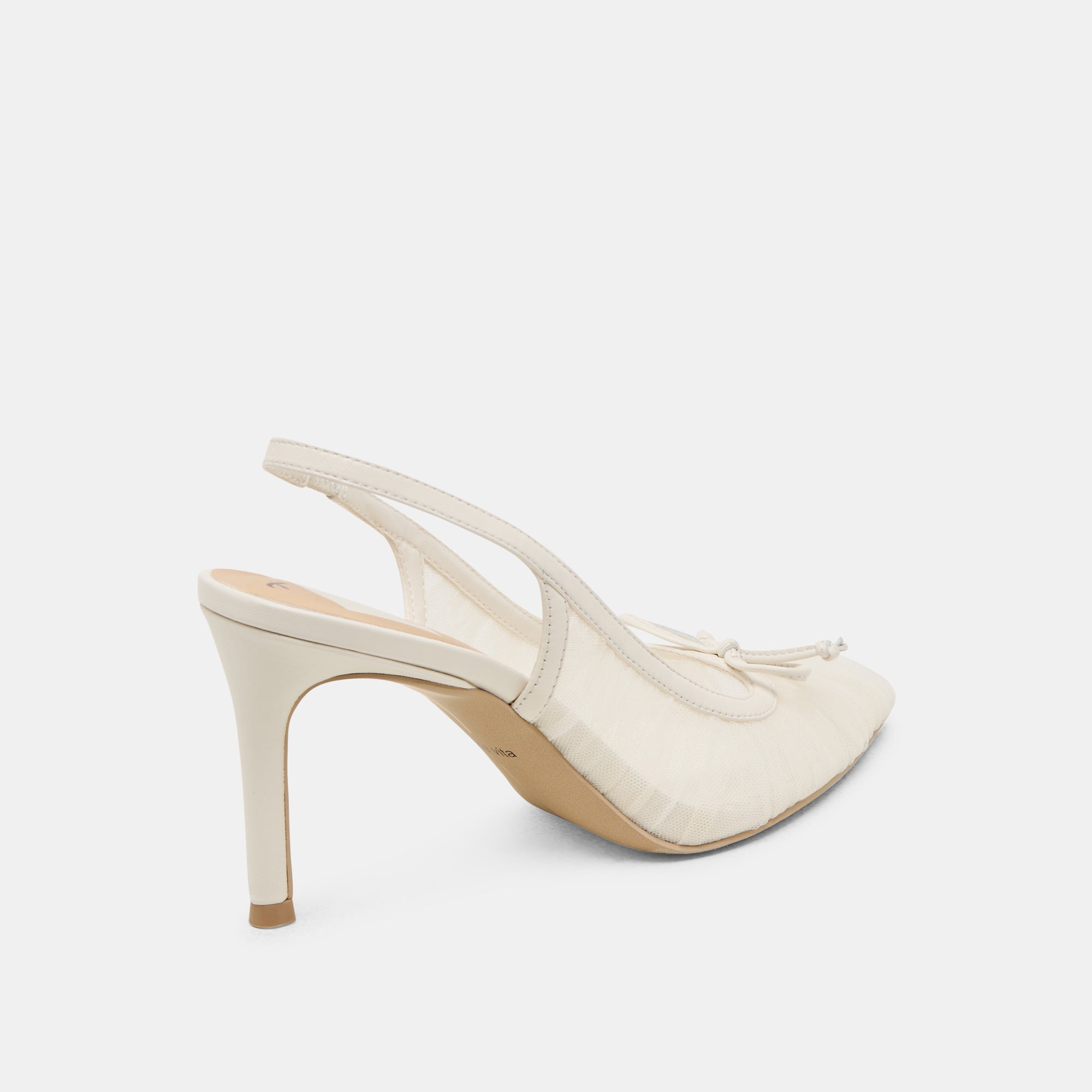 YELA HEELS WHITE TULLE - re:vita