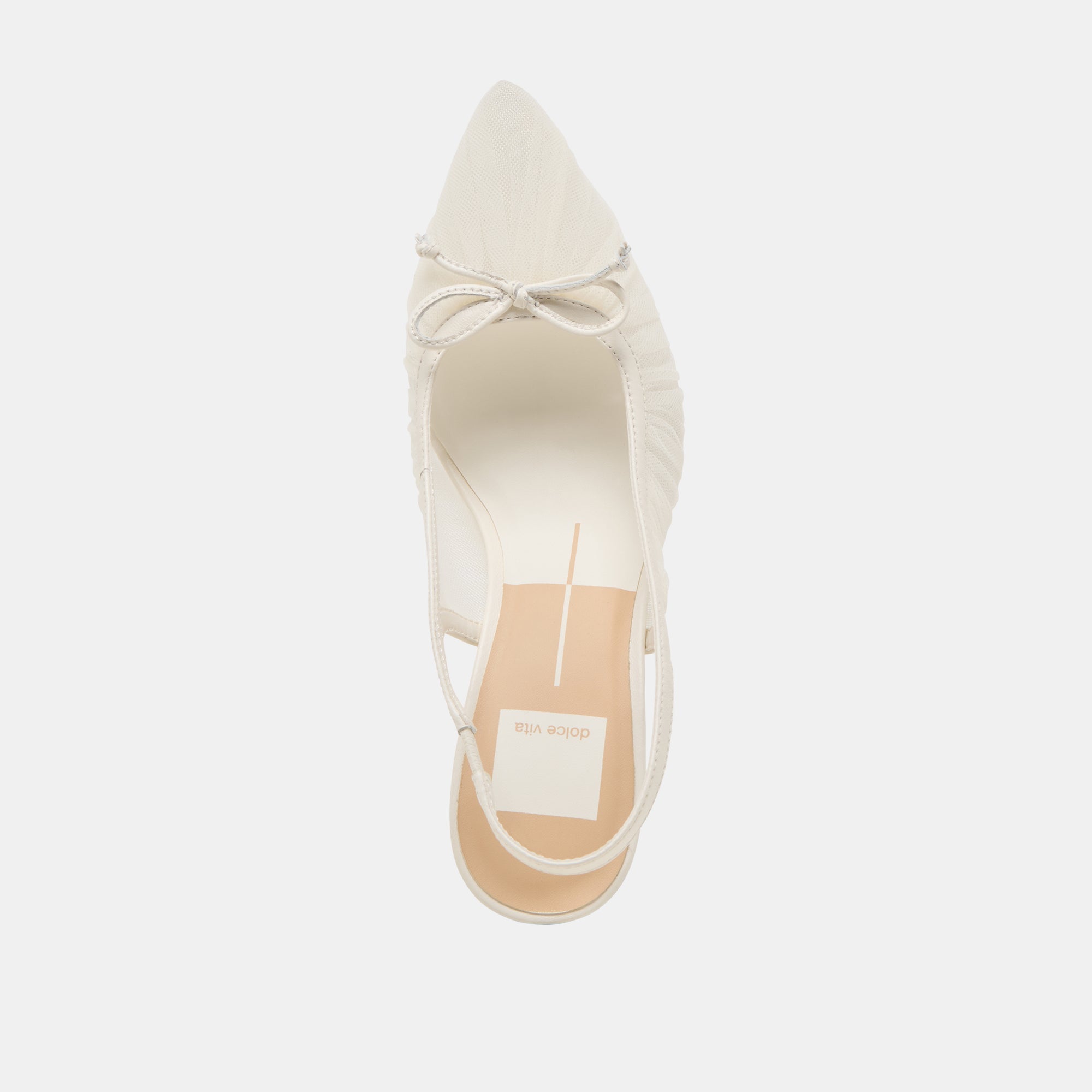 YELA HEELS WHITE TULLE - re:vita
