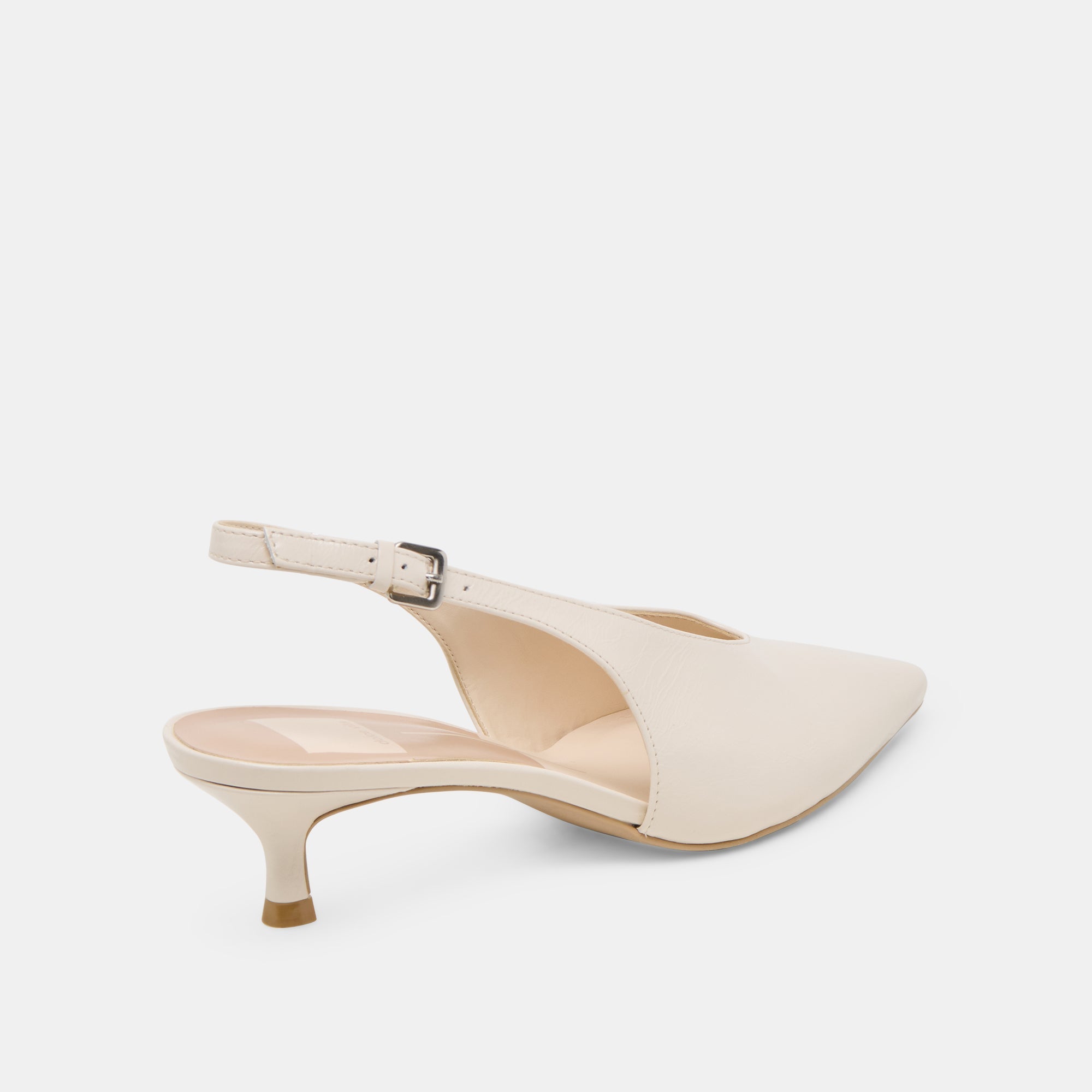 ALENNA HEELS BONE CRINKLE PATENT
