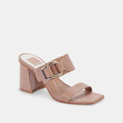PALYCE HEELS CAFE LEATHER - re:vita