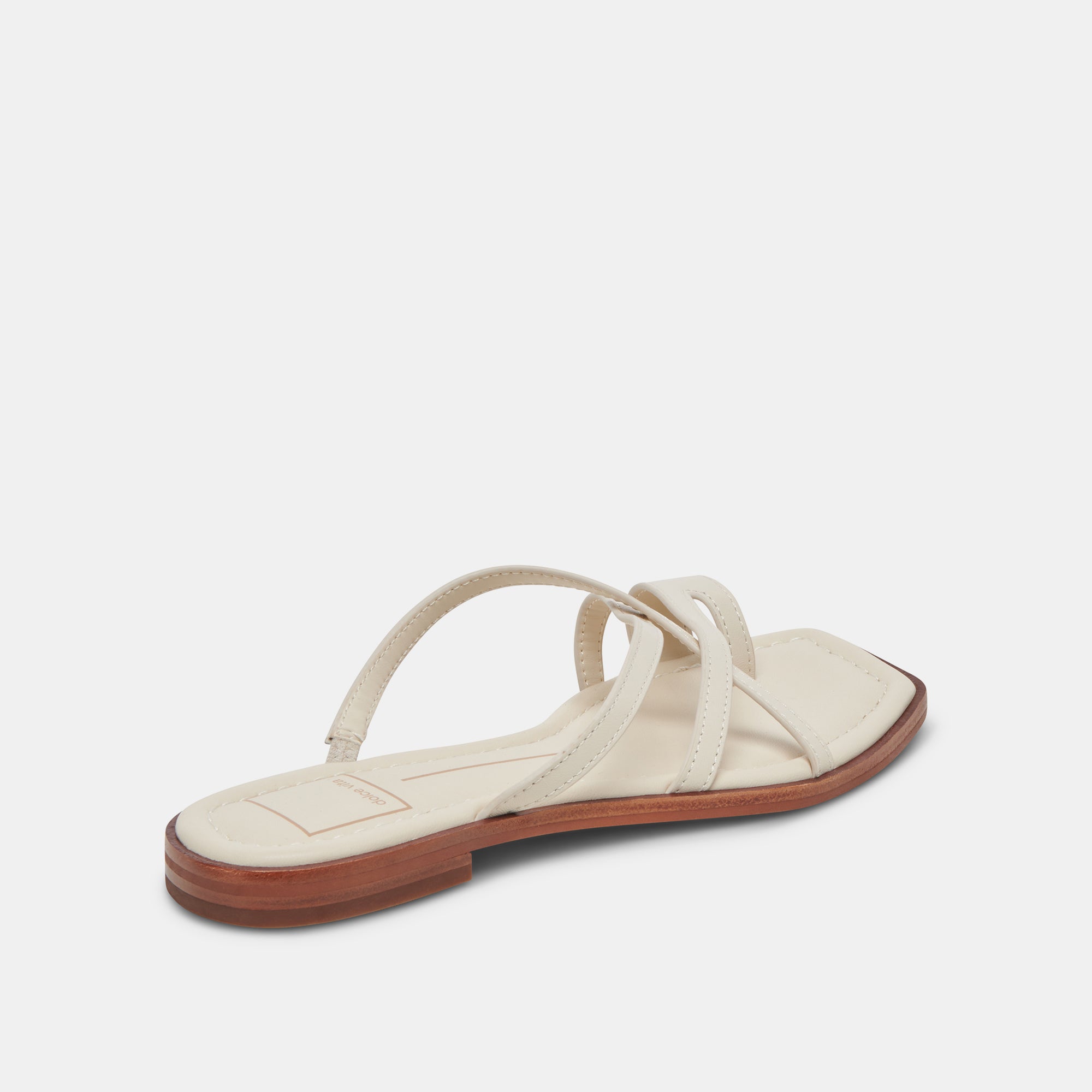 INDIGO SANDALS IVORY LEATHER - re:vita