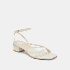 KARLOS SANDALS BONE LEATHER