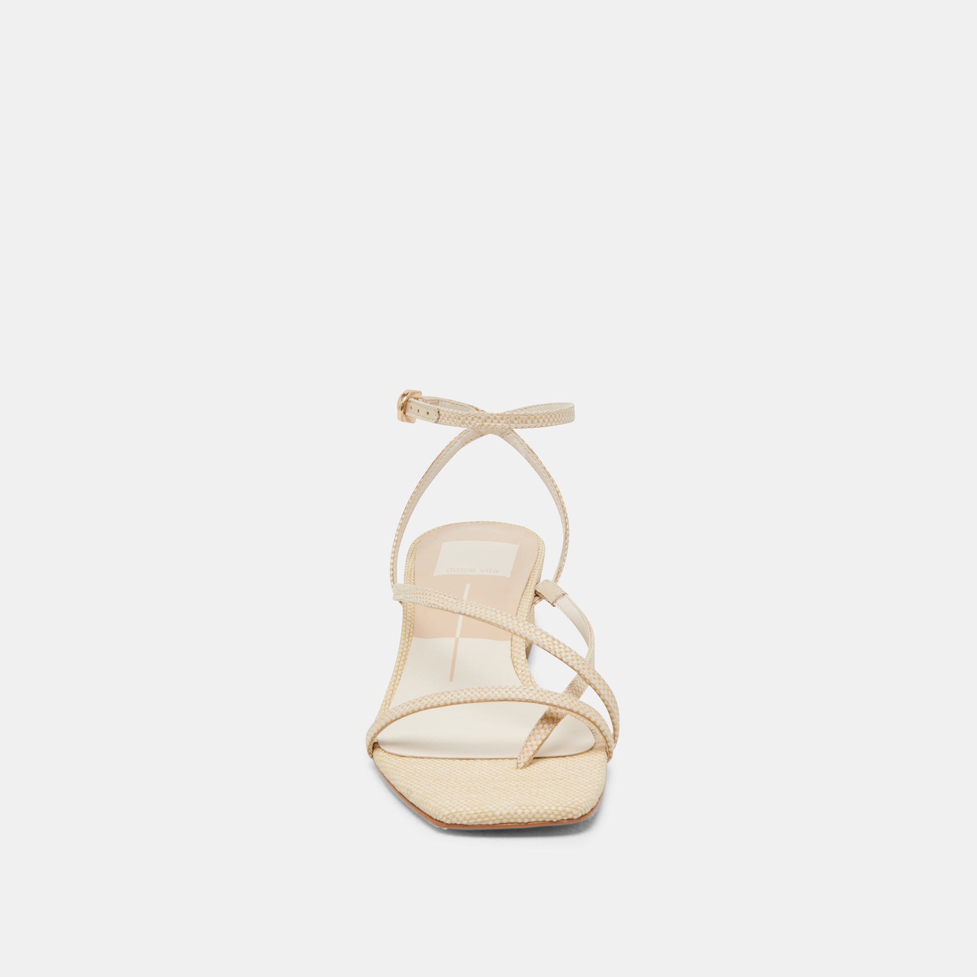 KARLOS WIDE SANDALS NATURAL WOVEN RAFFIA