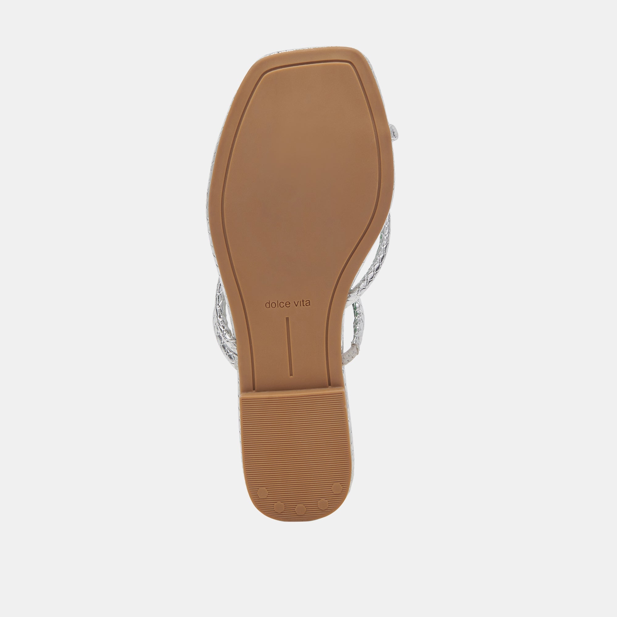 LEANNA SANDALS SILVER EMBOSSED STELLA
