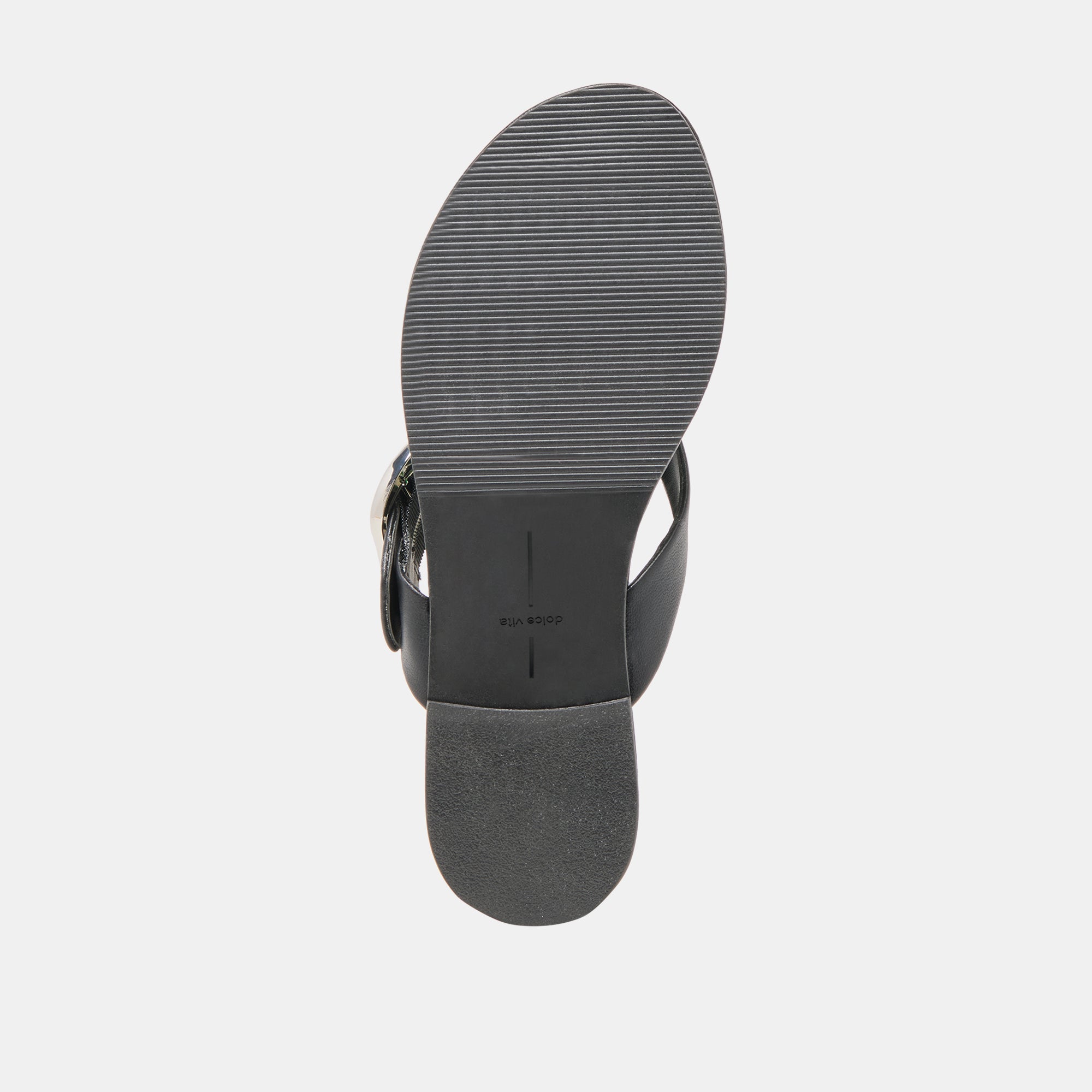 ROSSA SANDALS BLACK LEATHER