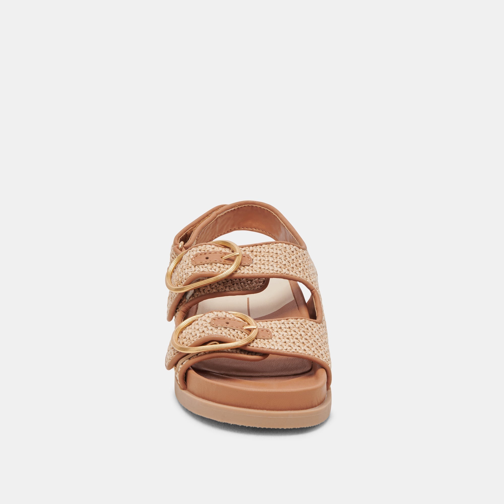 STARLA SANDALS TAN MULTI WOVEN - re:vita