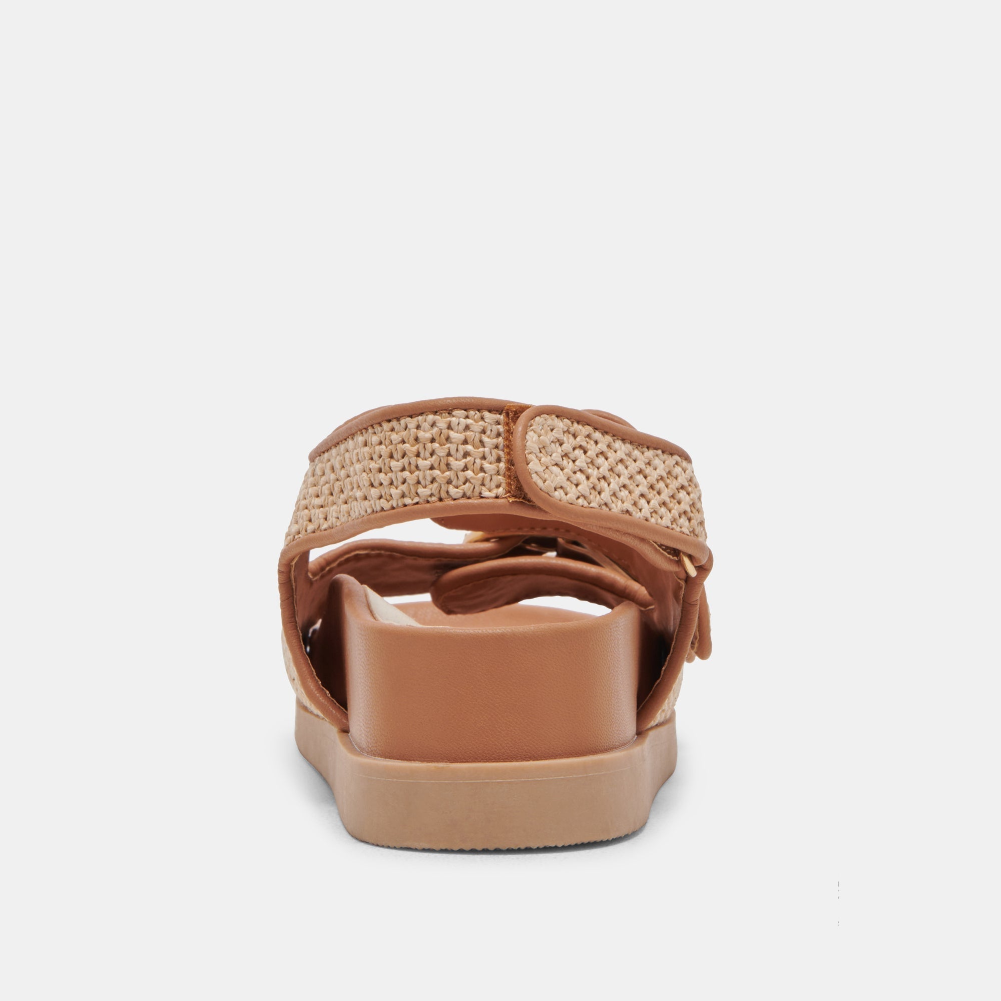 STARLA SANDALS TAN MULTI WOVEN - re:vita