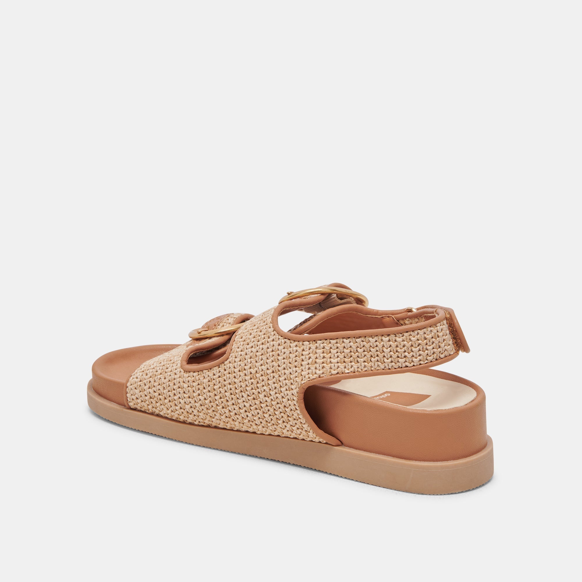 STARLA SANDALS TAN MULTI WOVEN - re:vita