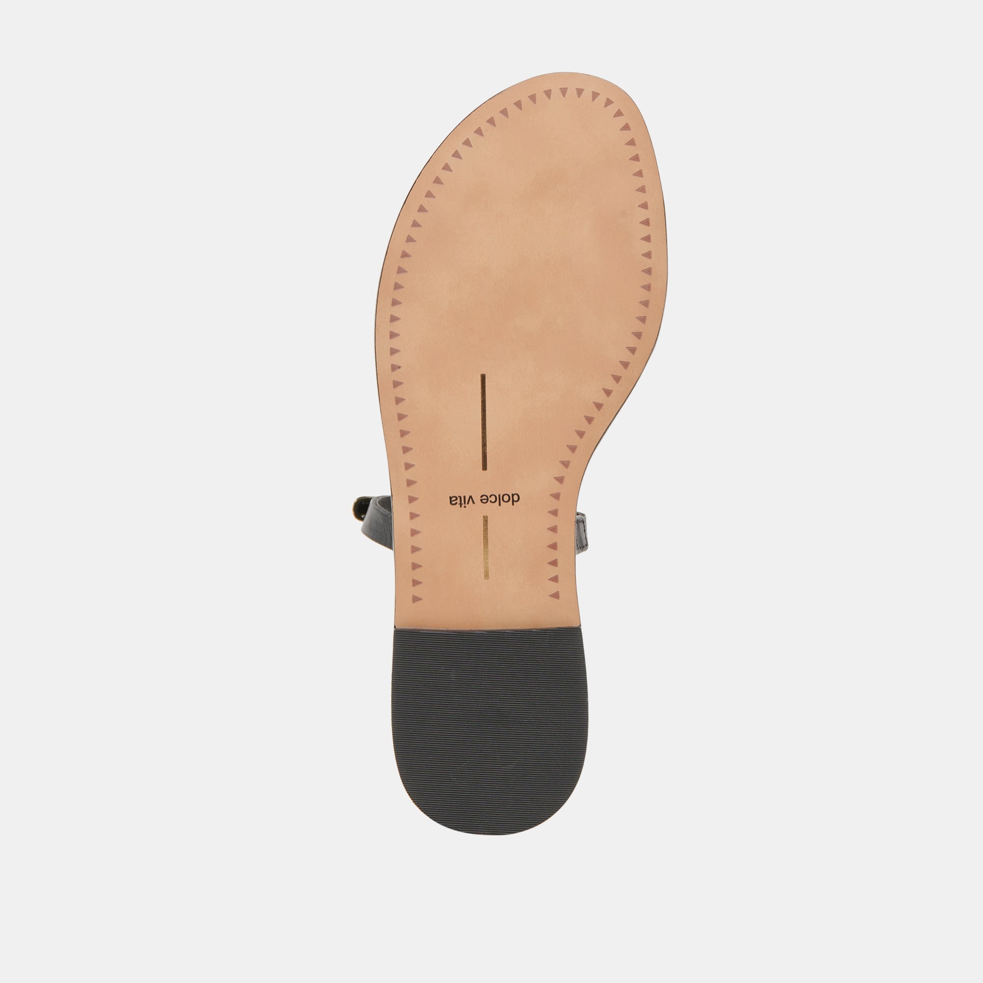 WINK SANDALS BLACK LEATHER - re:vita