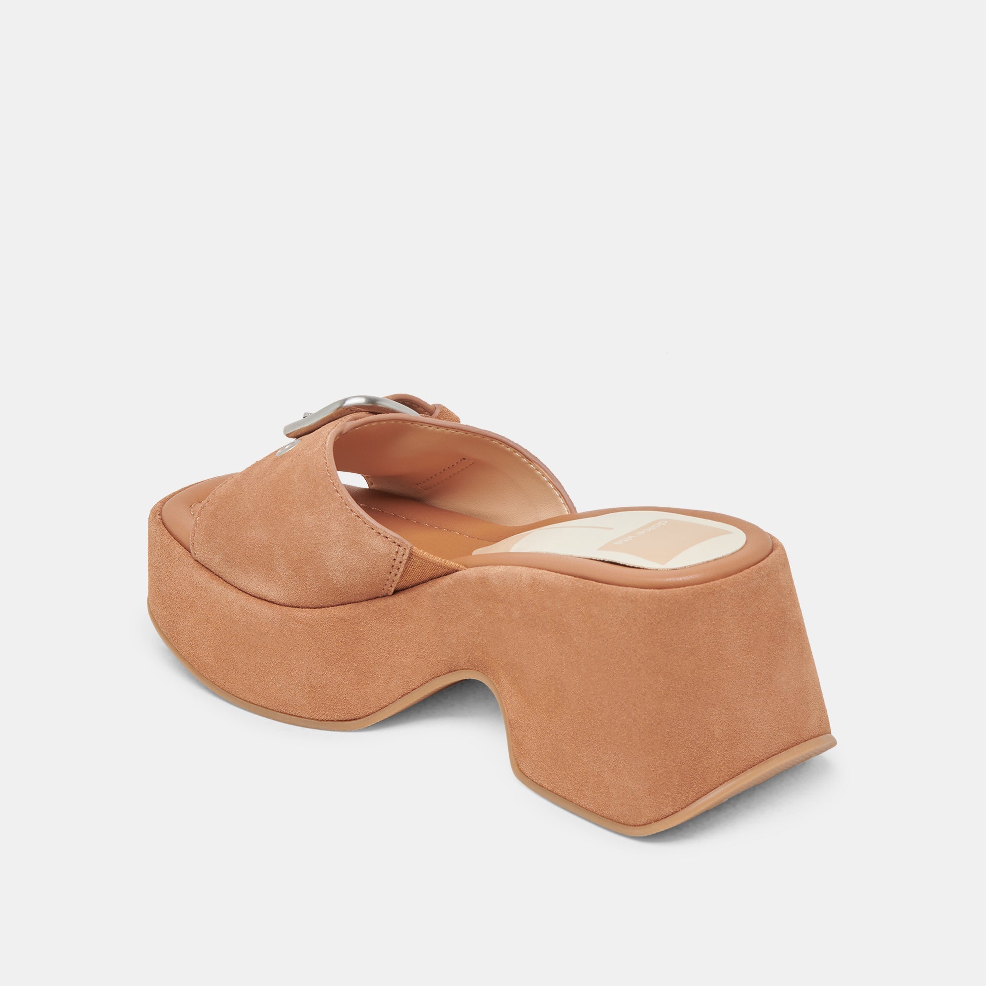 GISEL HEELS SADDLE SUEDE - re:vita