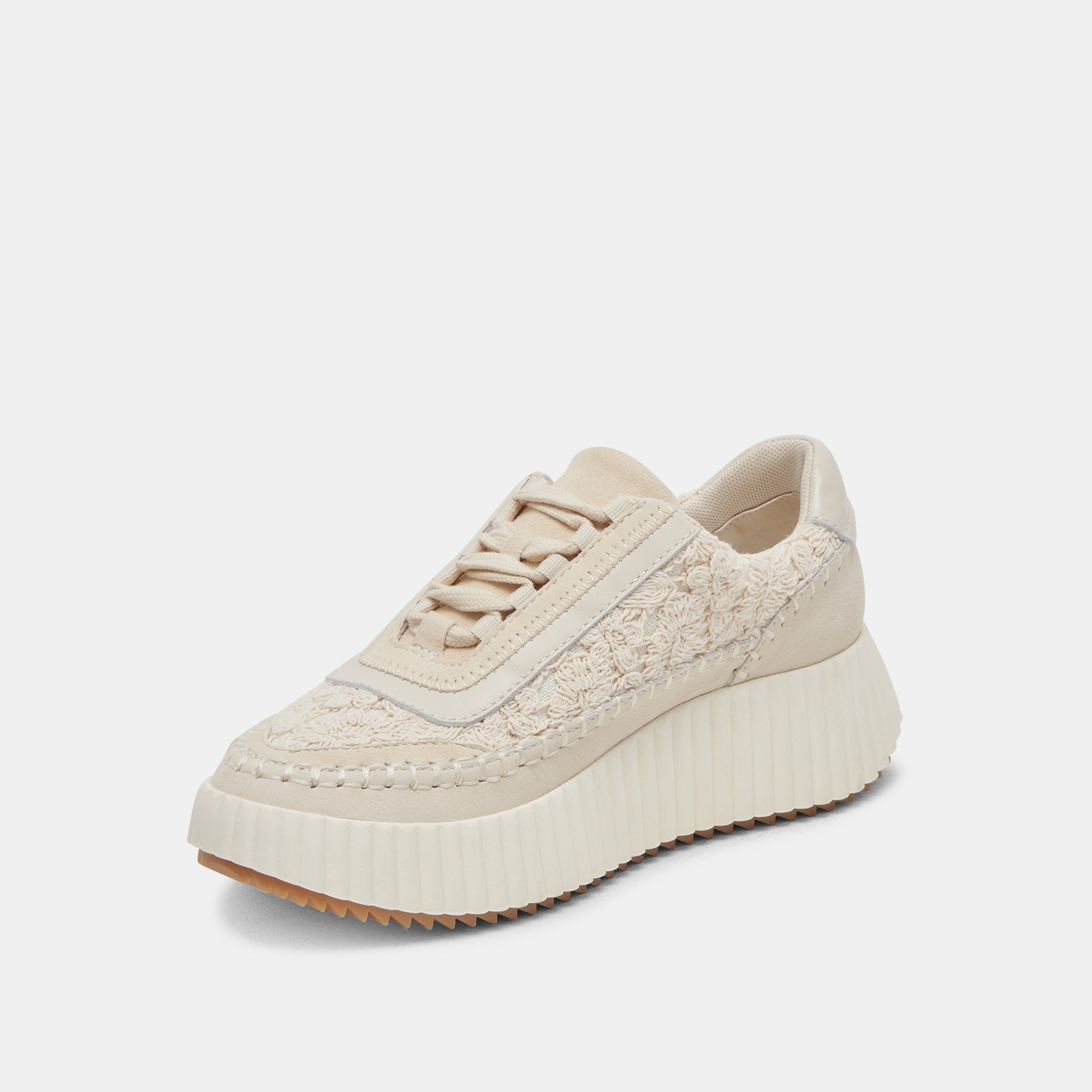 DOLEN SNEAKERS ECRU LACE - re:vita
