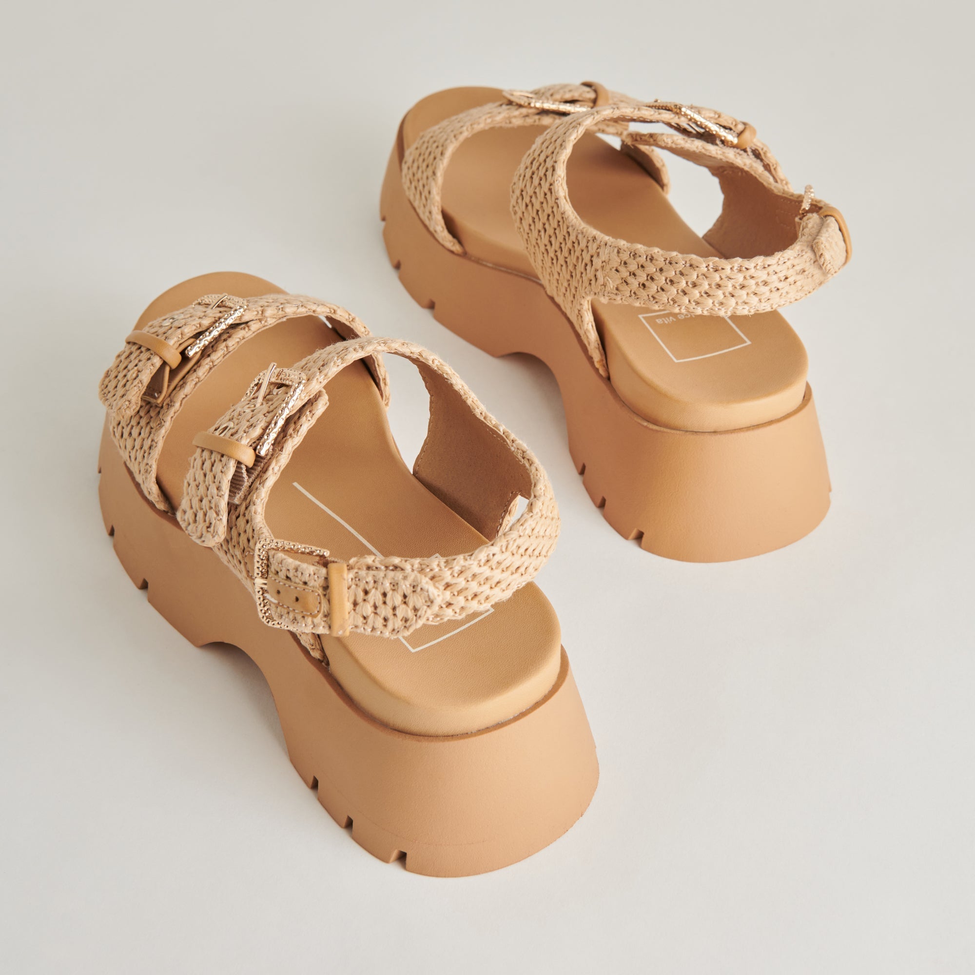 PALDA SANDALS NATURAL RAFFIA - re:vita