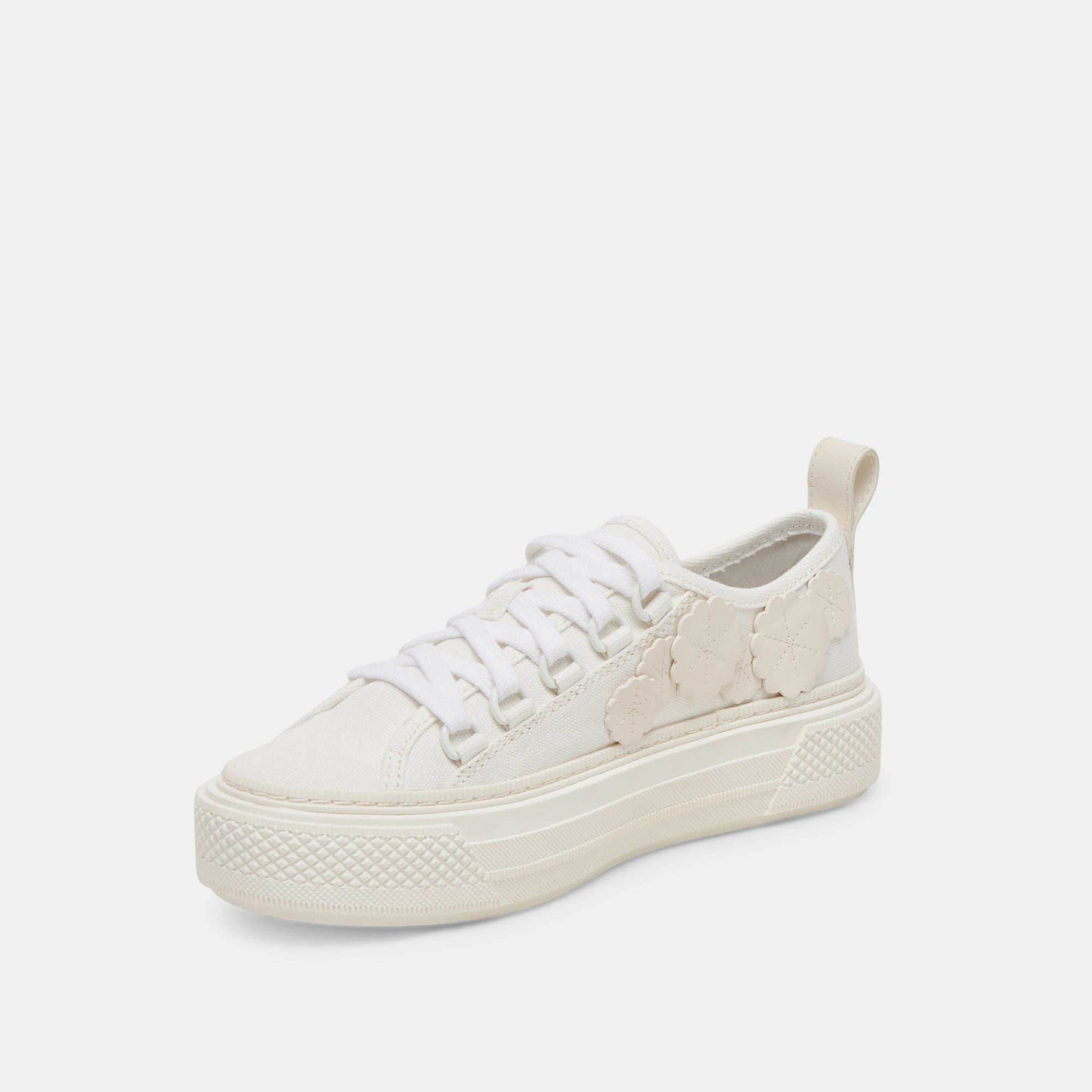 ROBBIN SNEAKERS WHITE CANVAS - re:vita