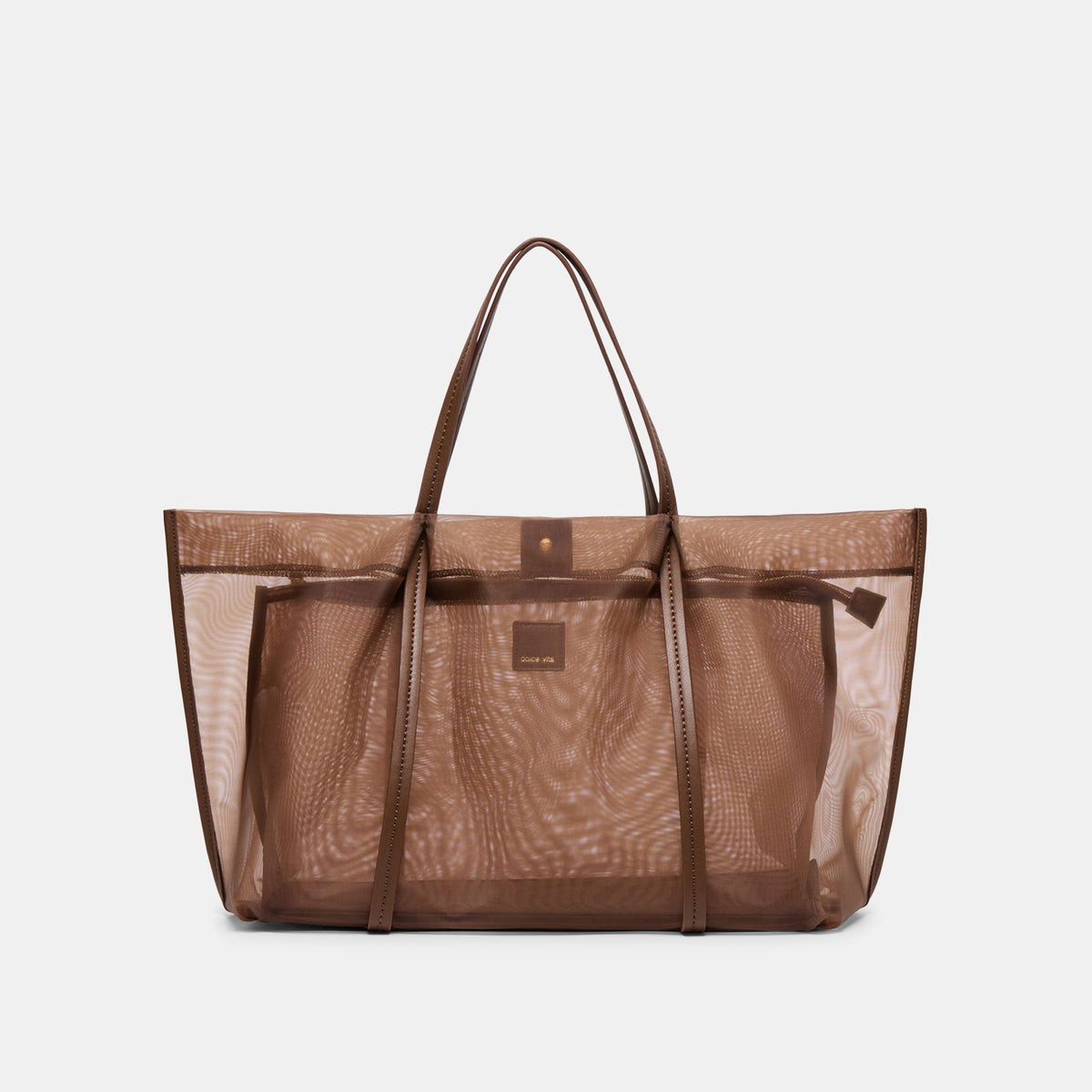 AISLIN TOTE CHOCOLATE MESH