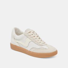 NOTICE MESH SNEAKERS WHITE WOVEN MESH - re:vita