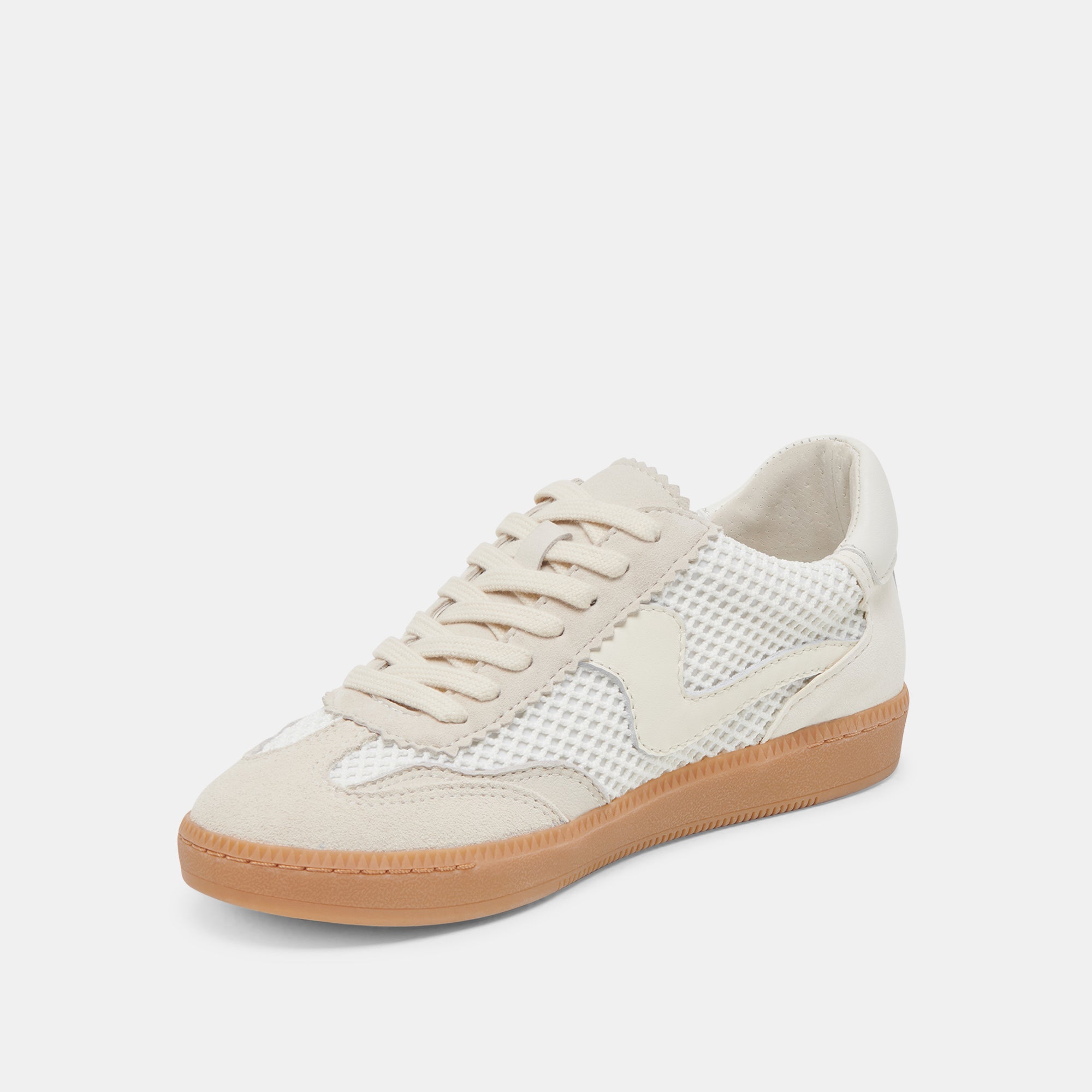 NOTICE MESH SNEAKERS WHITE WOVEN MESH - re:vita