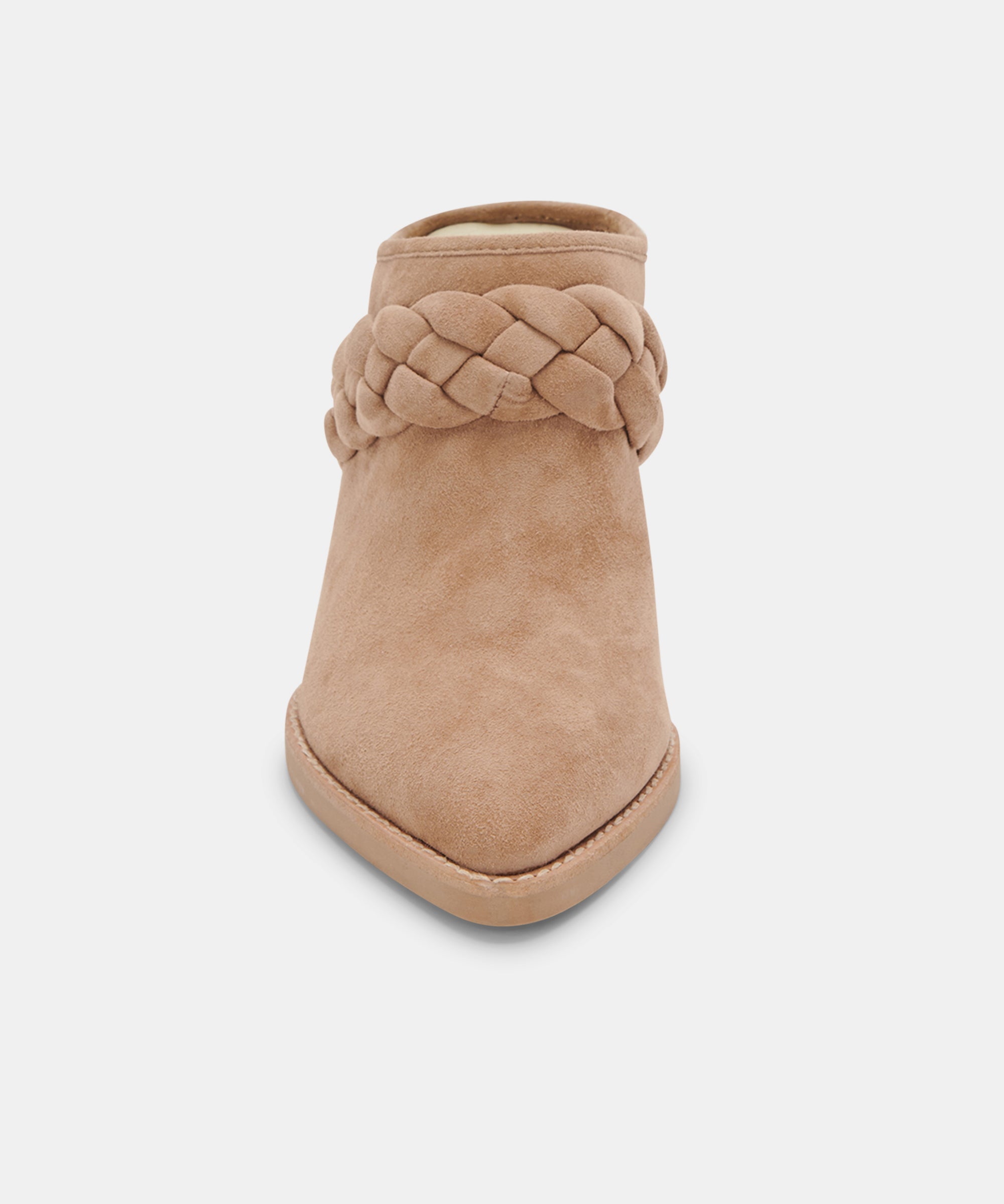 SERLA MULES TRUFFLE SUEDE - re:vita