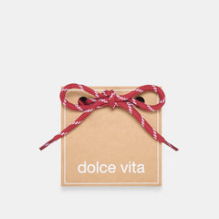 TICK MARK CORD LACE BURGUNDY MULTI