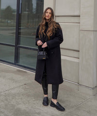 ELIAS FLATS BLACK LEATHER - re:vita