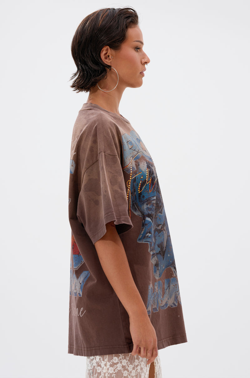 POST HUMAN OVERSIZED GRAPHIC TEE
