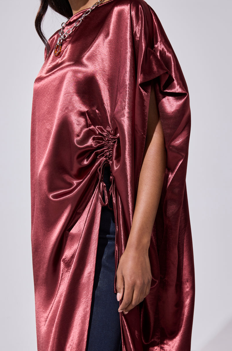 CLARA SIDE RUCHED BLOUSE