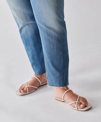 LEANNA SANDALS CREAM STELLA - re:vita