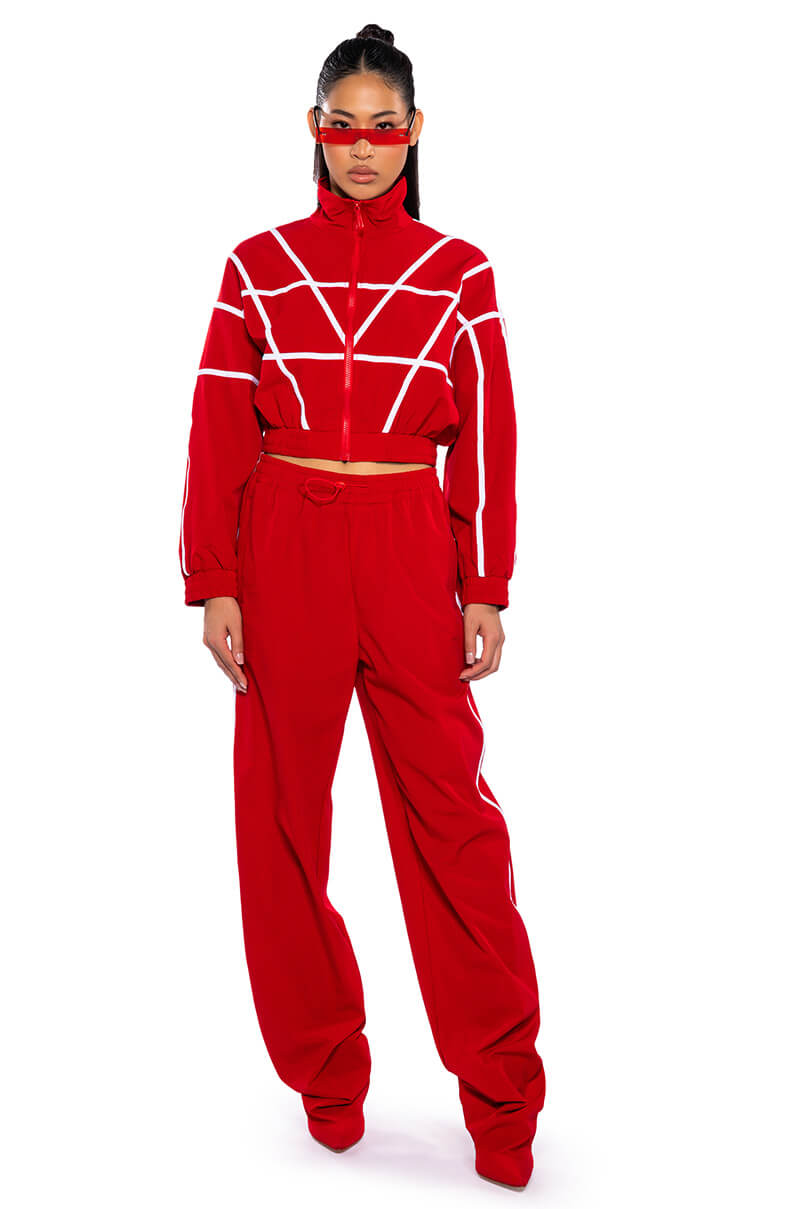 AZALEA WANG TRACK BOMBER