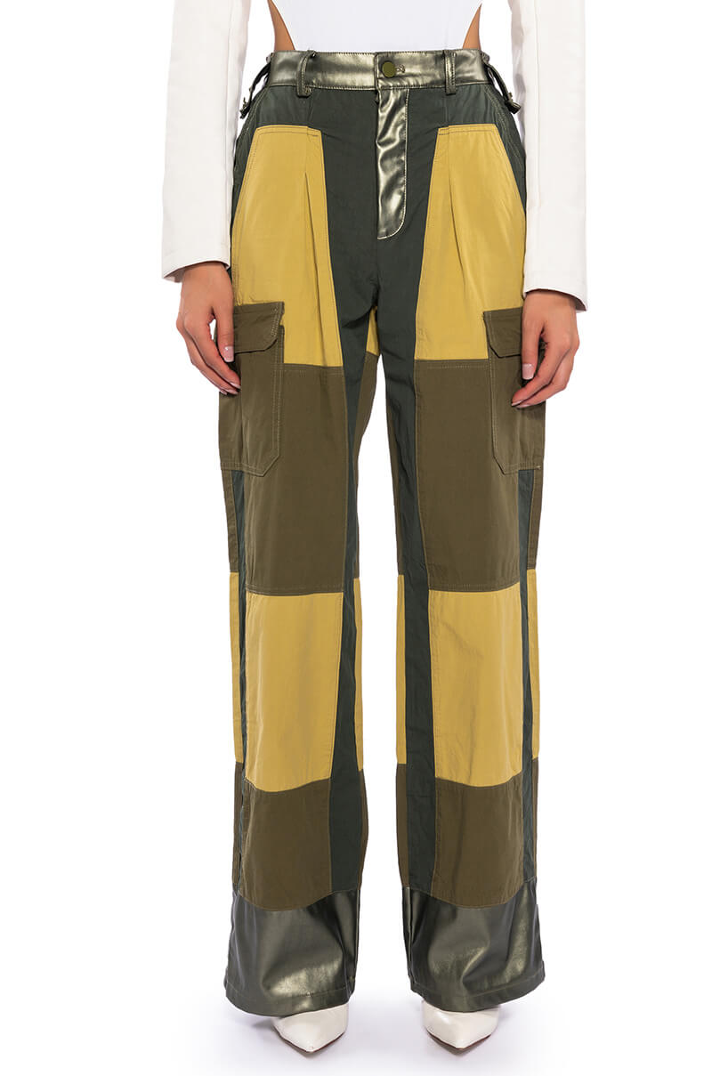 FIRST CHOICE COLOR BLOCKED CARGOS