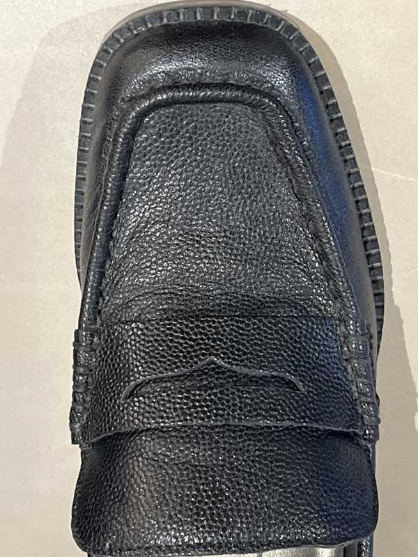 TALIE LOAFERS ONYX EMBOSSED LEATHER - re:vita
