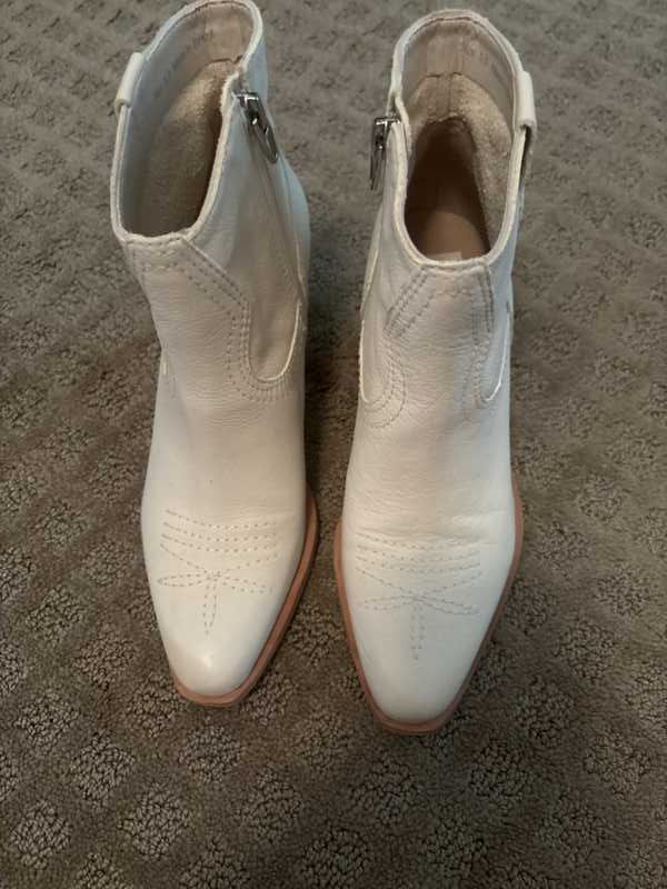 SILMA BOOTIES IVORY NUBUCK - re:vita
