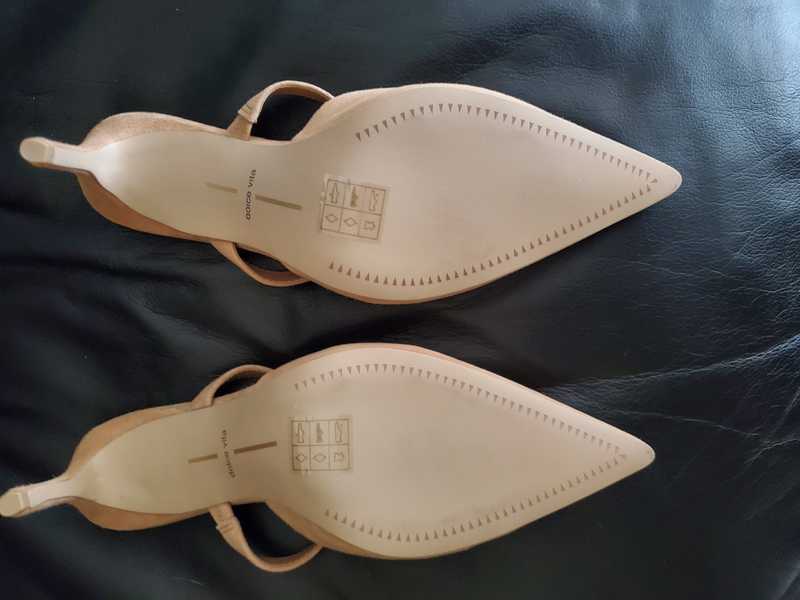KANIKA HEELS TAN SUEDE - re:vita